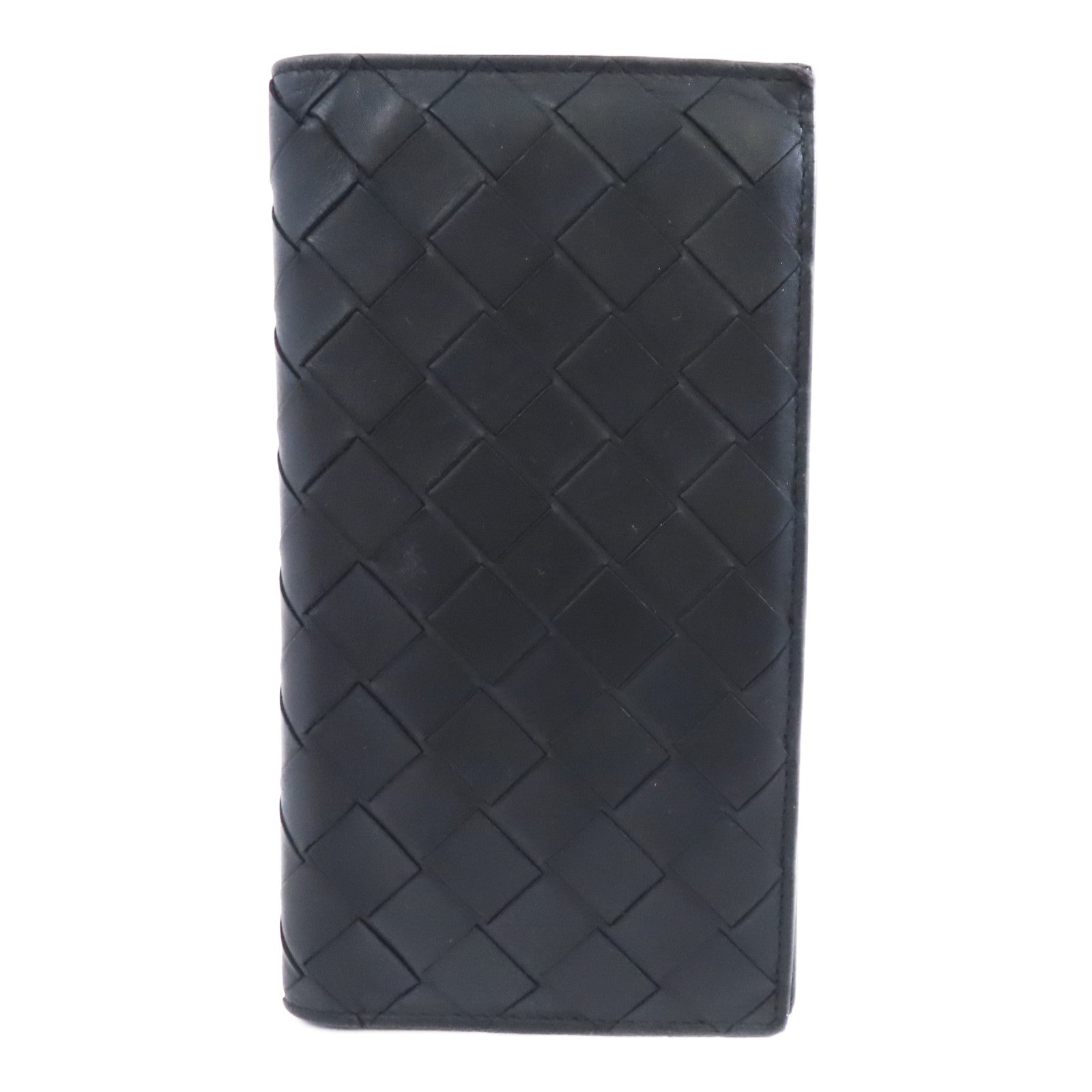BOTTEGA VENETA 皮革Long Wallet長錢包黑色
