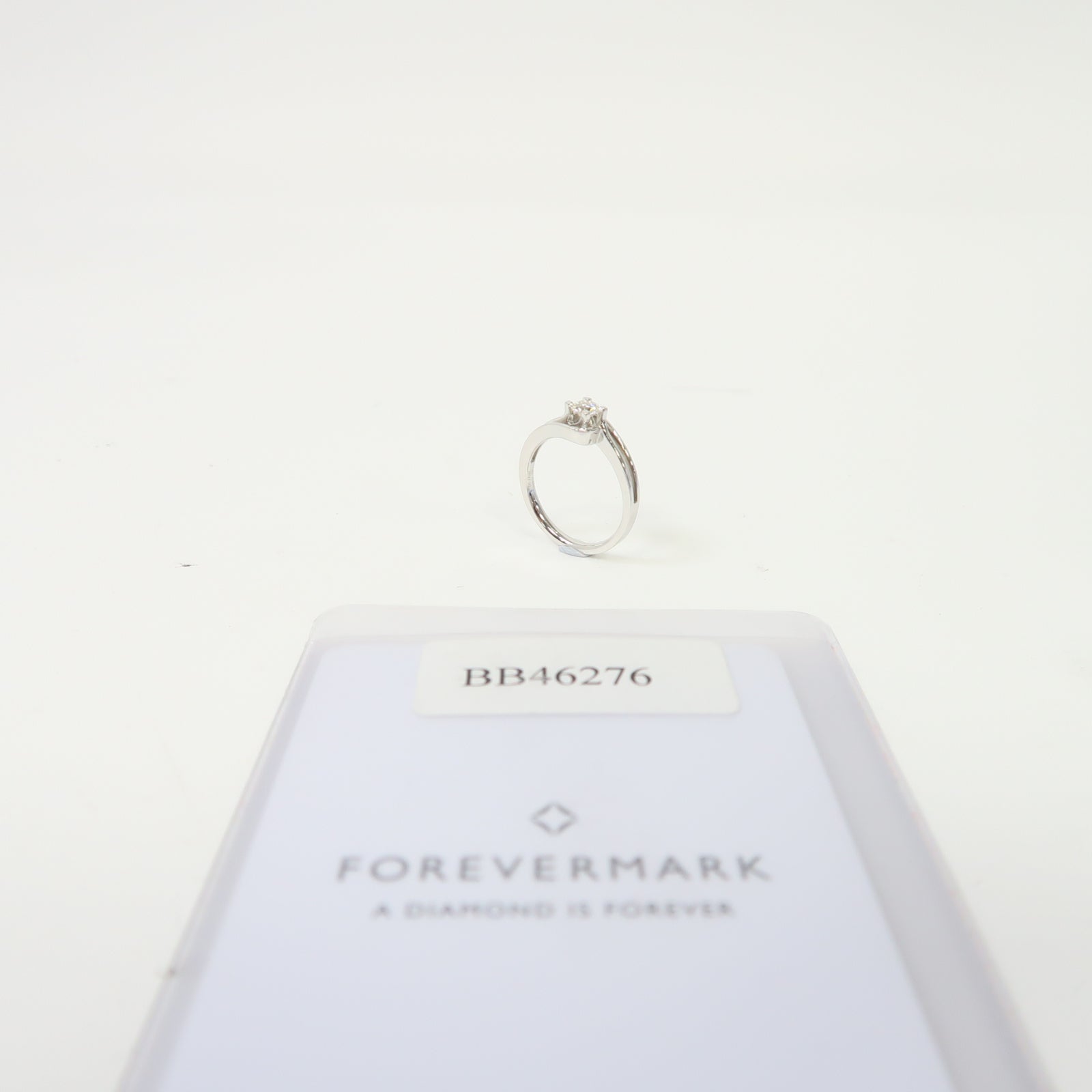 JEWELRY 18K白金Diamond Ring 0.27ct鑽石戒指US#6