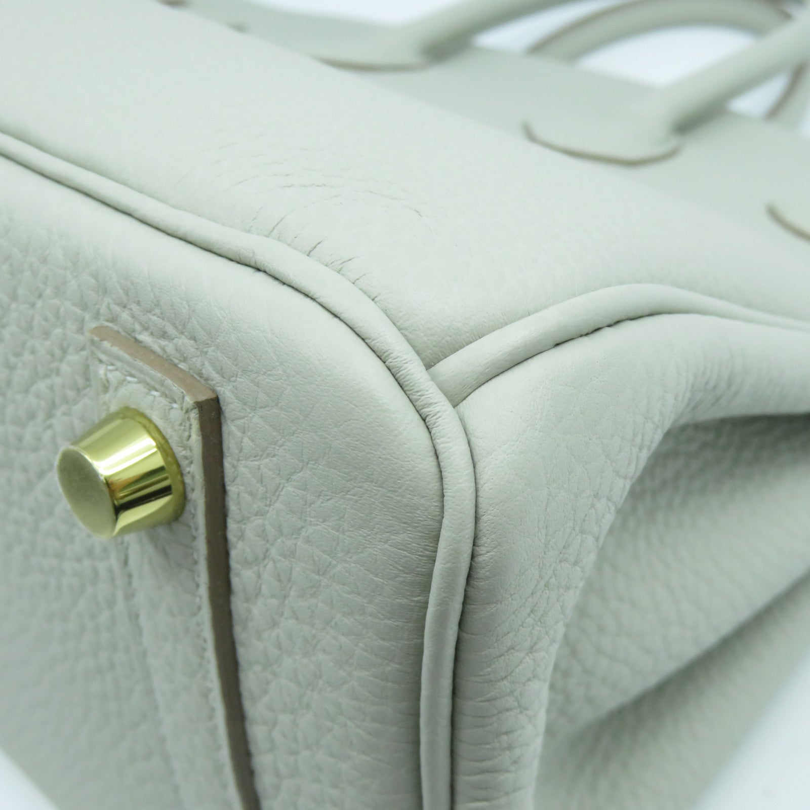 HERMES 【激減優惠】Togo皮革Birkin 25金扣手挽袋Gris Perle珍珠灰色
