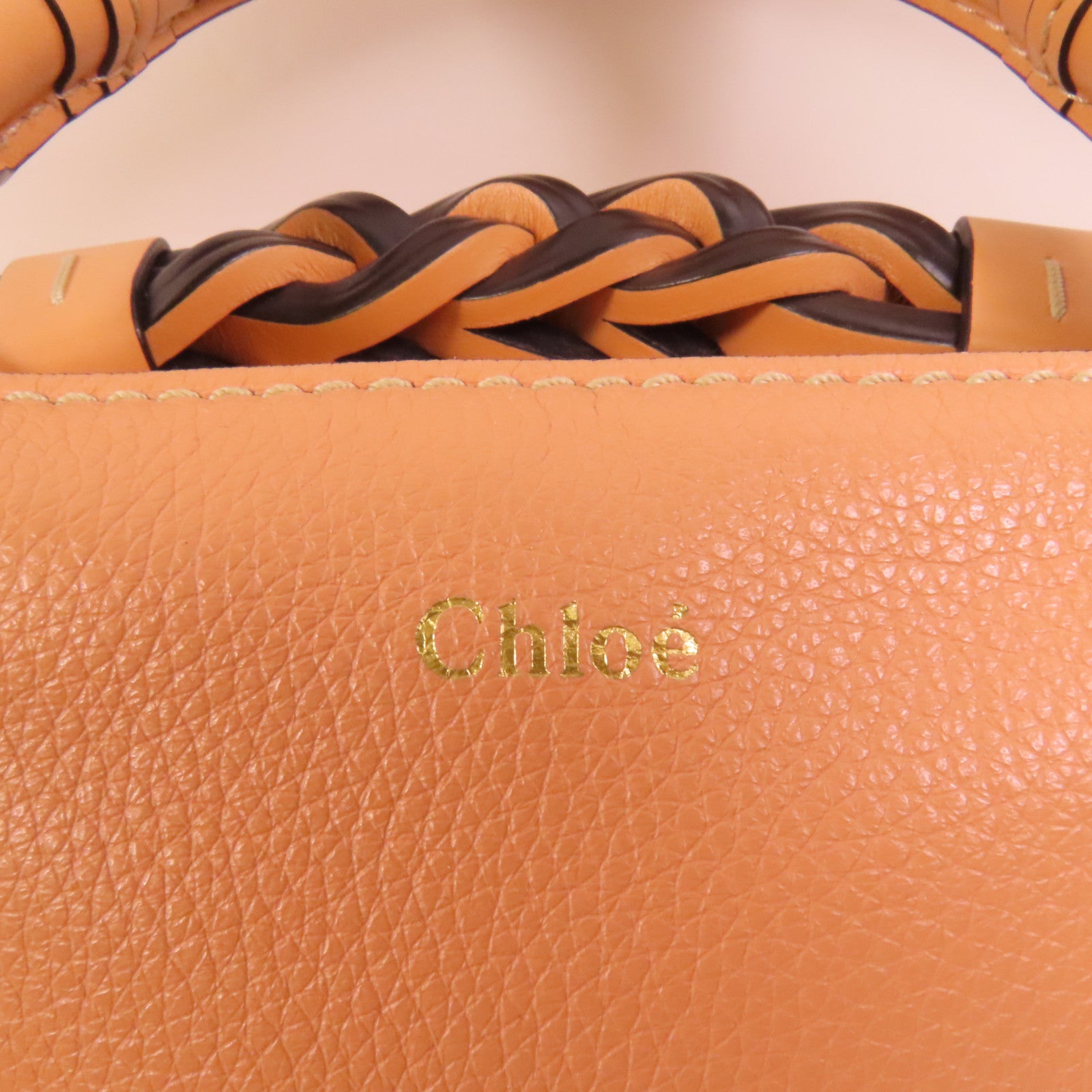 Chloe 牛皮皮革Small Daria Bag金扣手挽肩背兩用袋