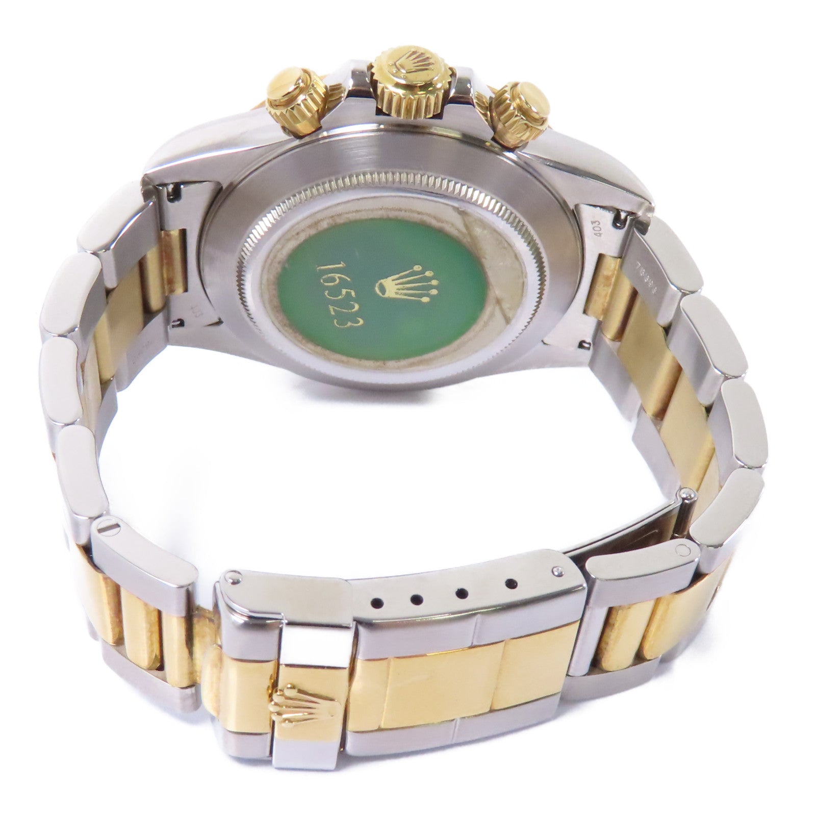 ROLEX Daytona 18K黃金手錶自動機芯金色