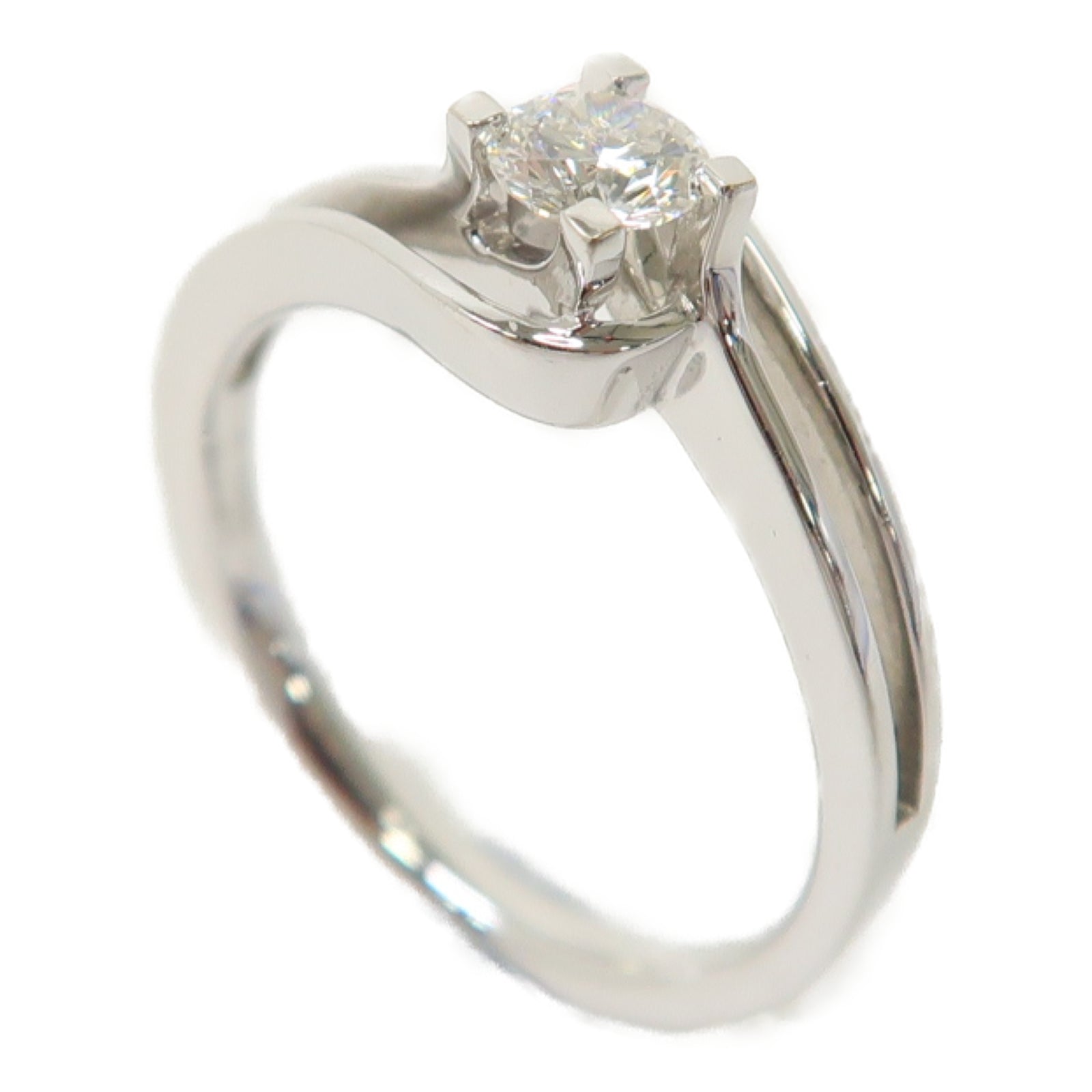 JEWELRY 18K白金Diamond Ring 0.27ct鑽石戒指US#6