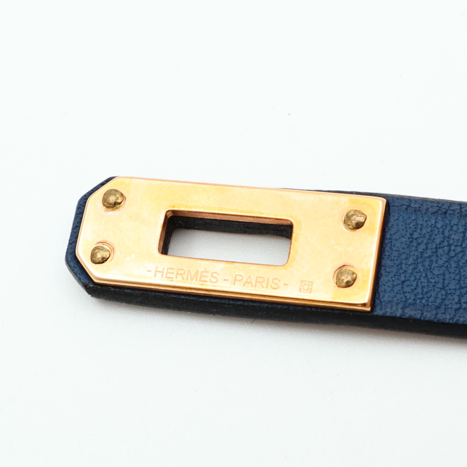 HERMES 【激減優惠】Swift皮革Mini Kelly Double Tour Bracelet金扣手鏈