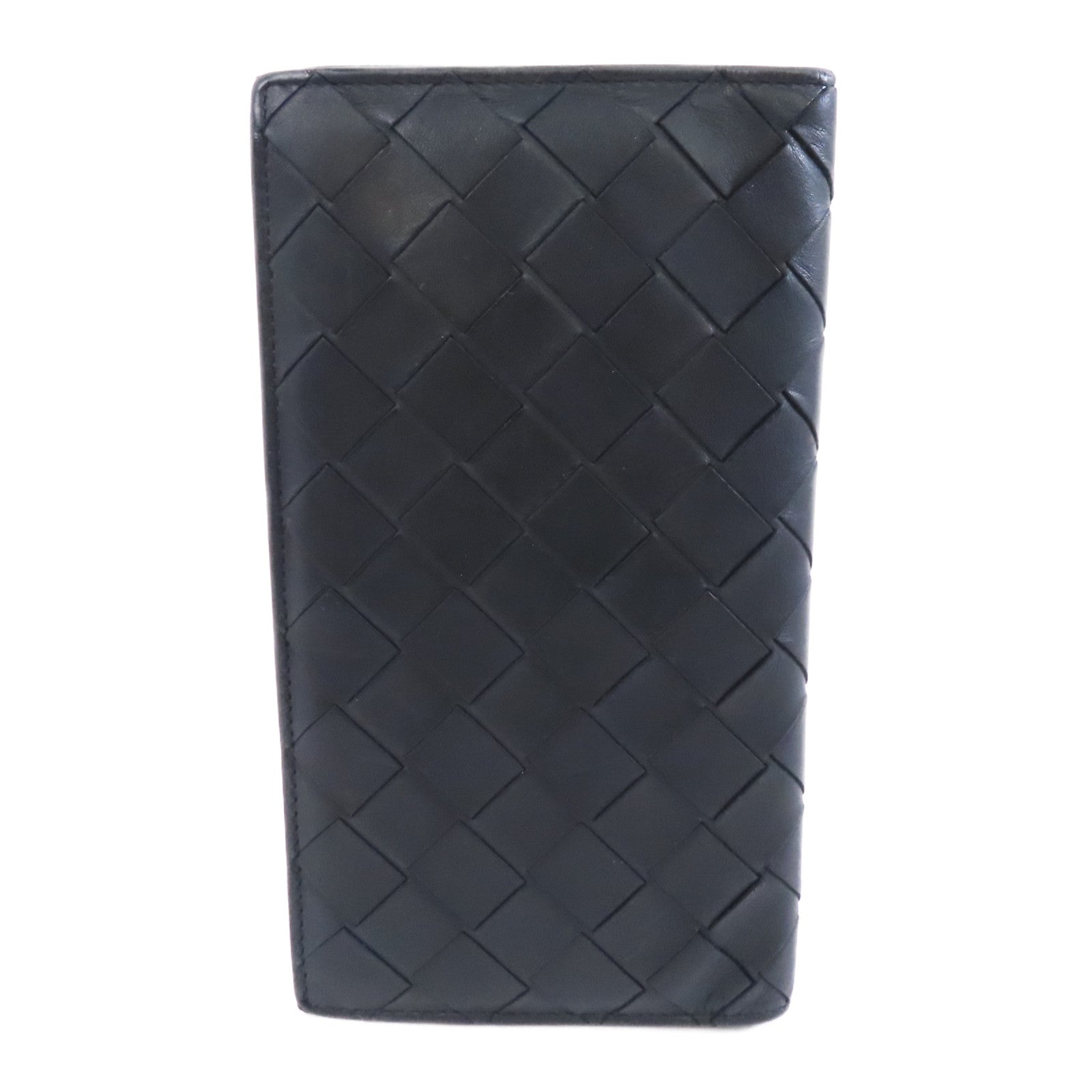 BOTTEGA VENETA 皮革Long Wallet長錢包黑色