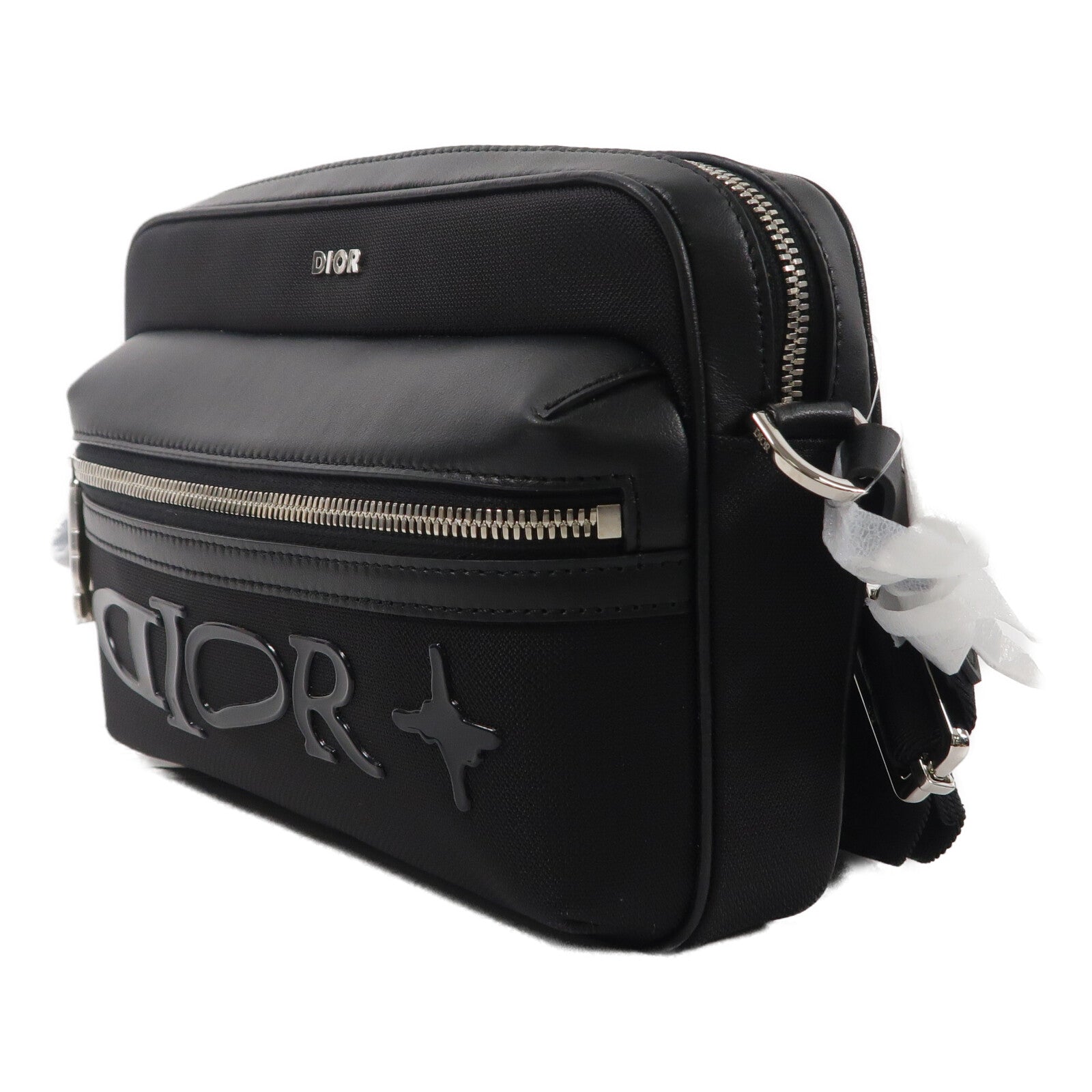 Dior 尼龍/牛皮皮革Lewis Hamilton Rider 2.0肩背袋