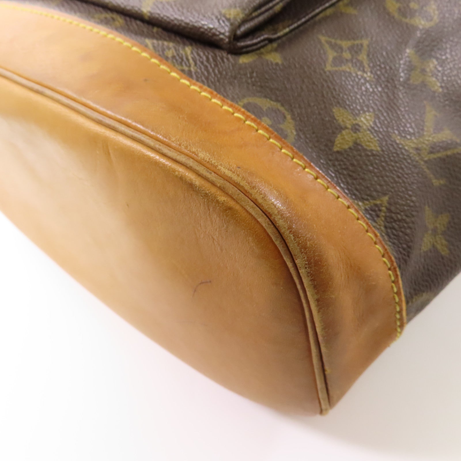 LOUIS VUITTON LV GHW Montsouris GM Backpack Rucksack M51135 Monogram Brown