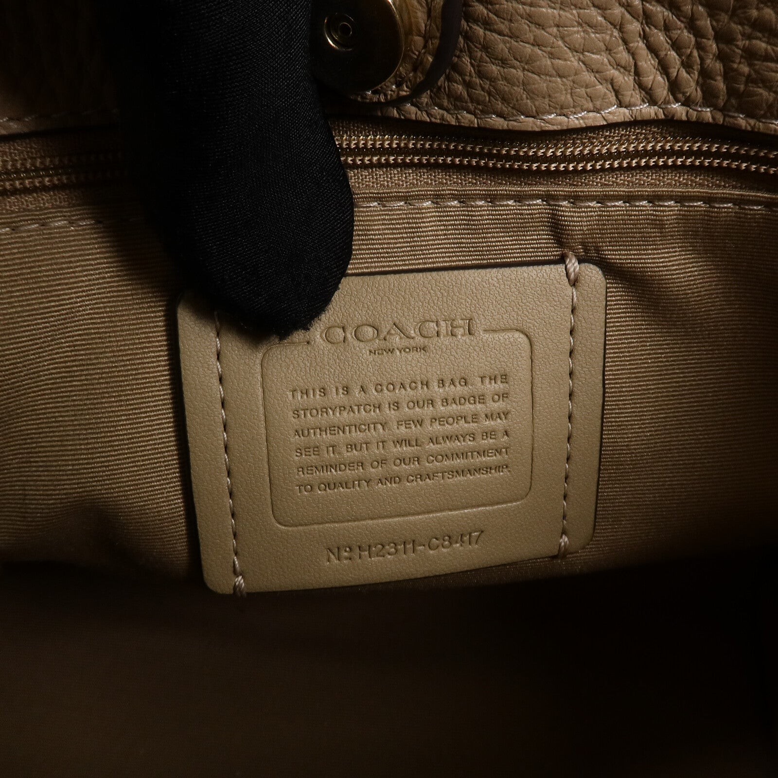 COACH 帆布Small Tote Bag手挽肩背兩用袋