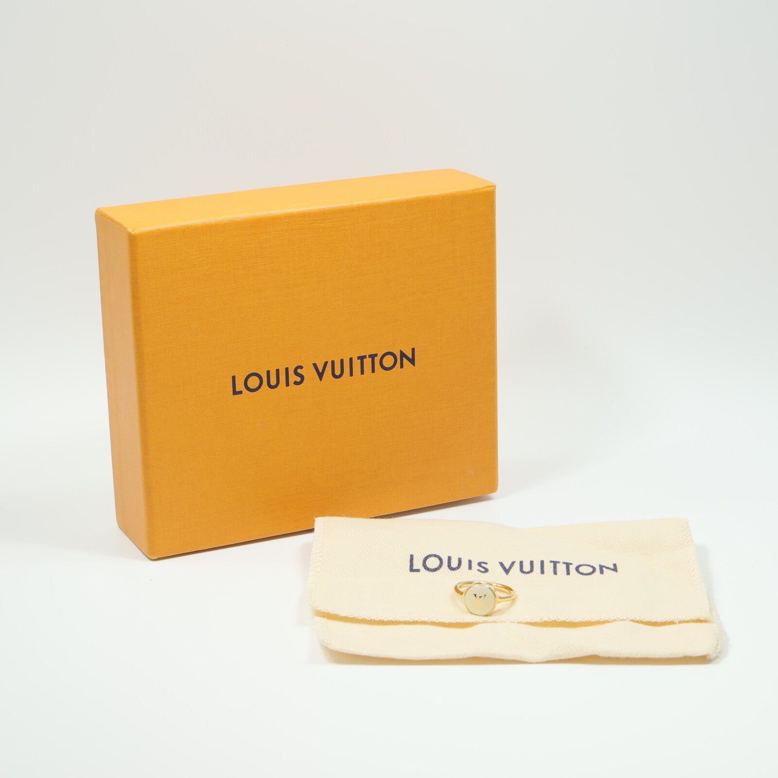 LOUIS VUITTON 金屬/樹脂Pearly Confetti戒指