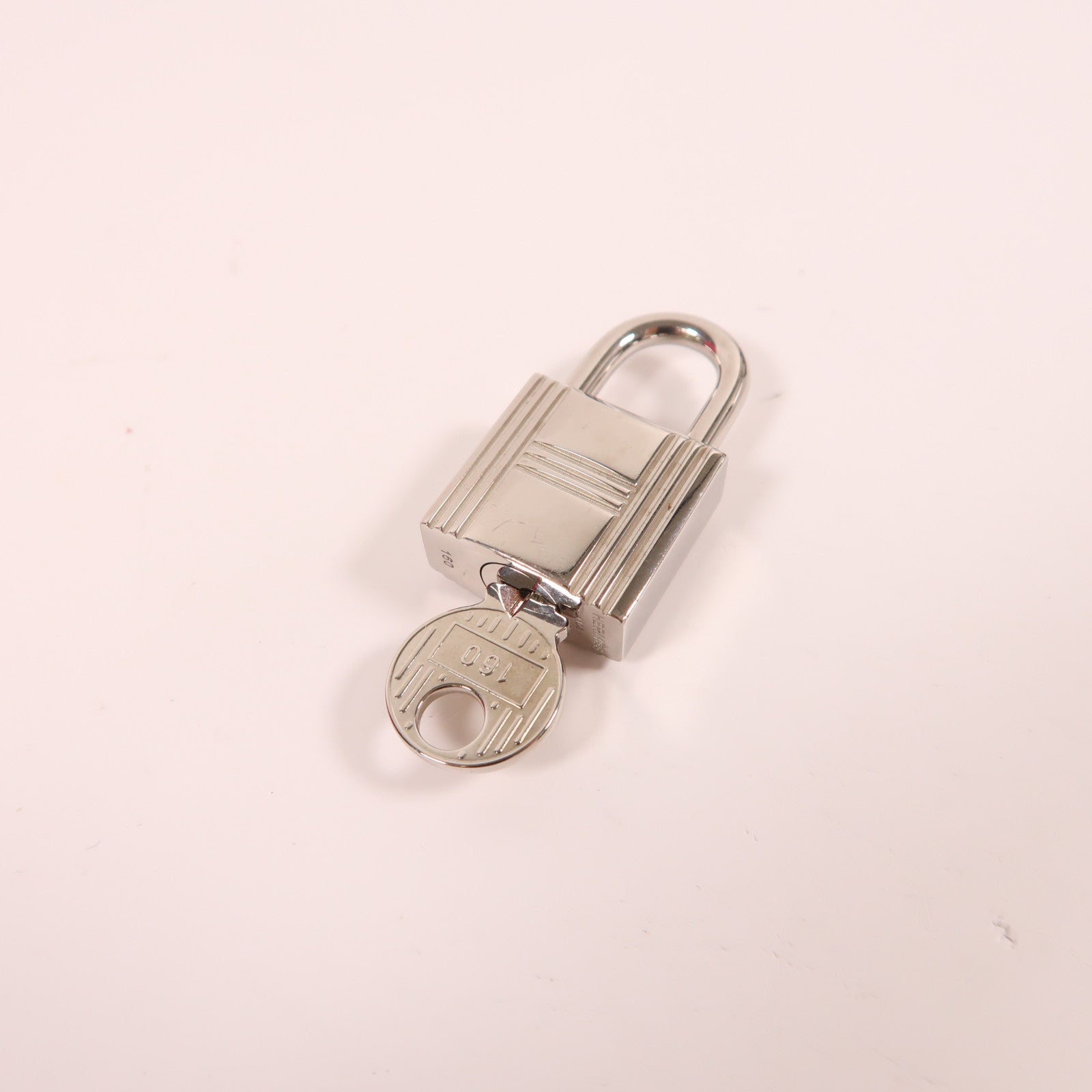 HERMES Clemence皮革Picotin PM銀扣手挽袋粉紅色