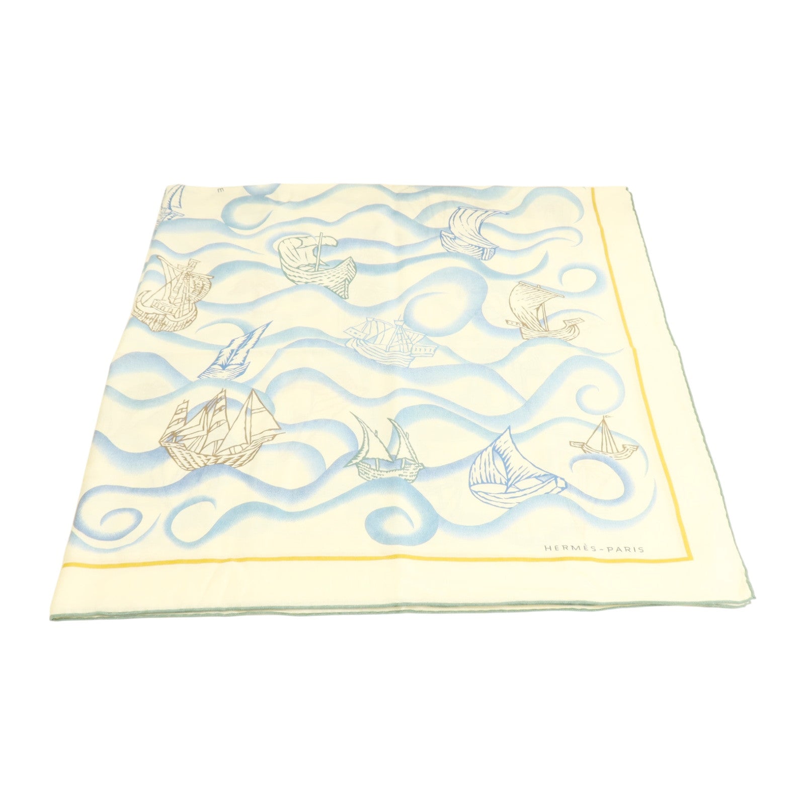HERMES 羊絨/絲質Scarf 140x140絲巾