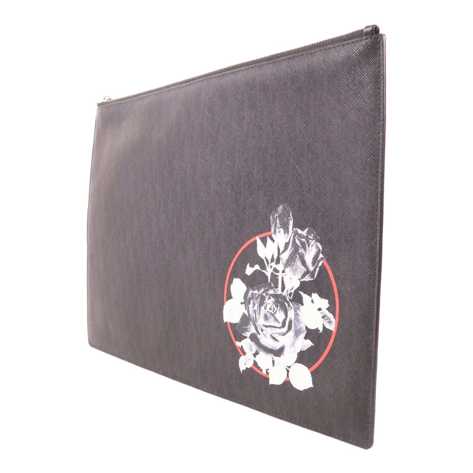 Dior 塗層帆布Clutch Bag銀扣手拿包