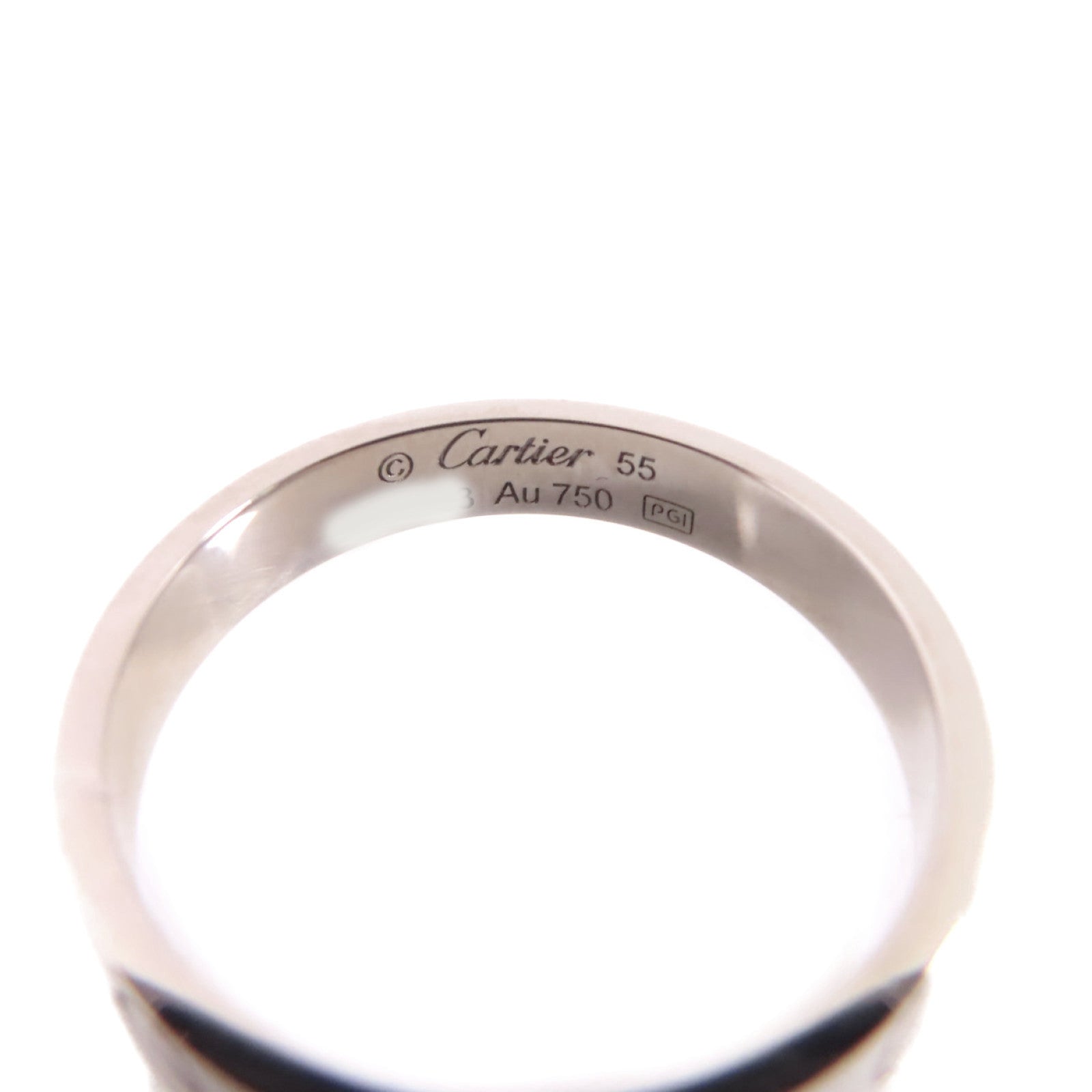 CARTIER 18K白金Love Ring戒指US#7/#55