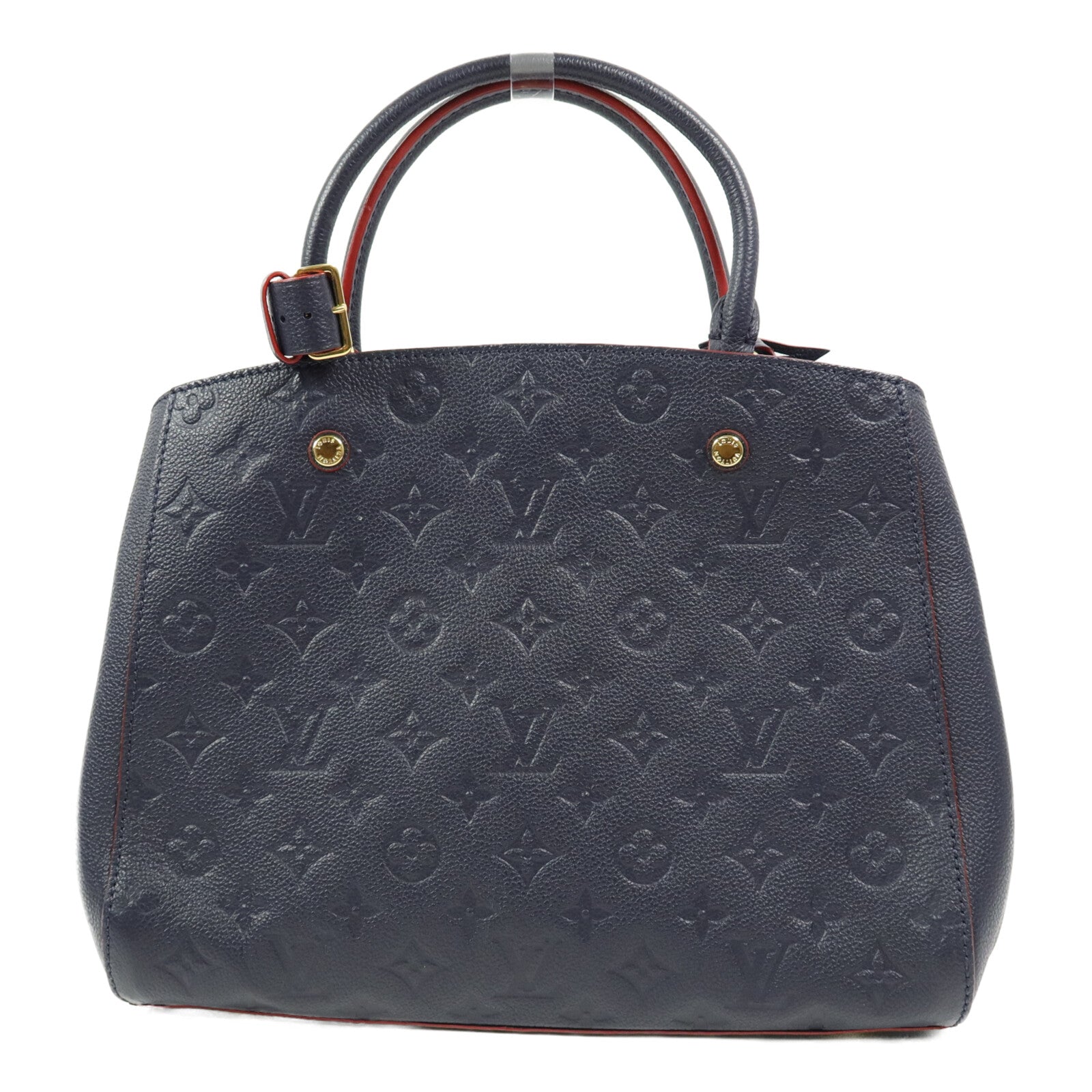 LOUIS VUITTON Monogram Empreinte Montaigne MM手挽肩背兩用袋