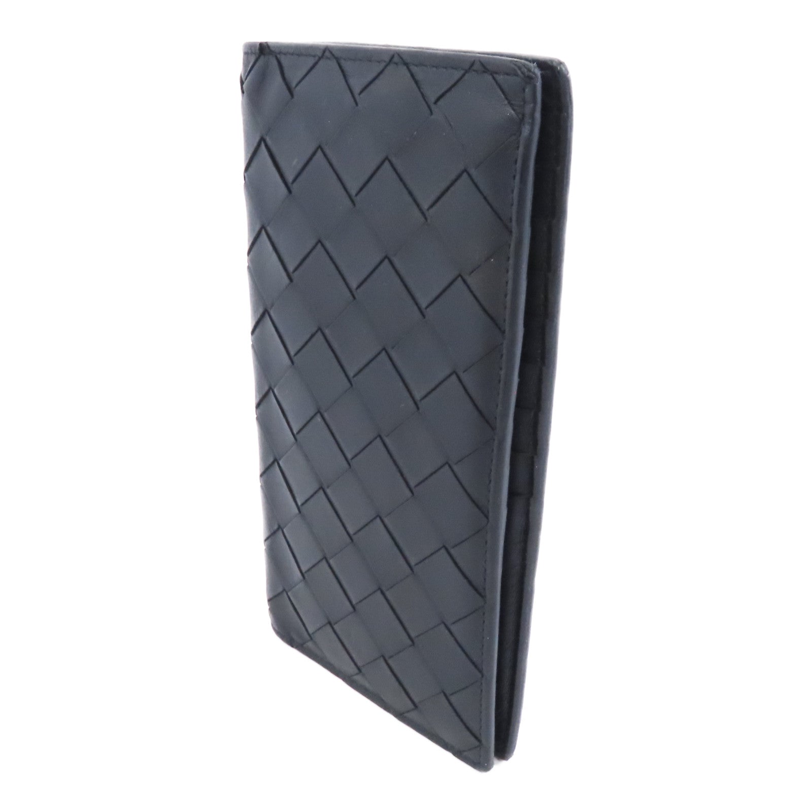 BOTTEGA VENETA 皮革Long Wallet長錢包黑色