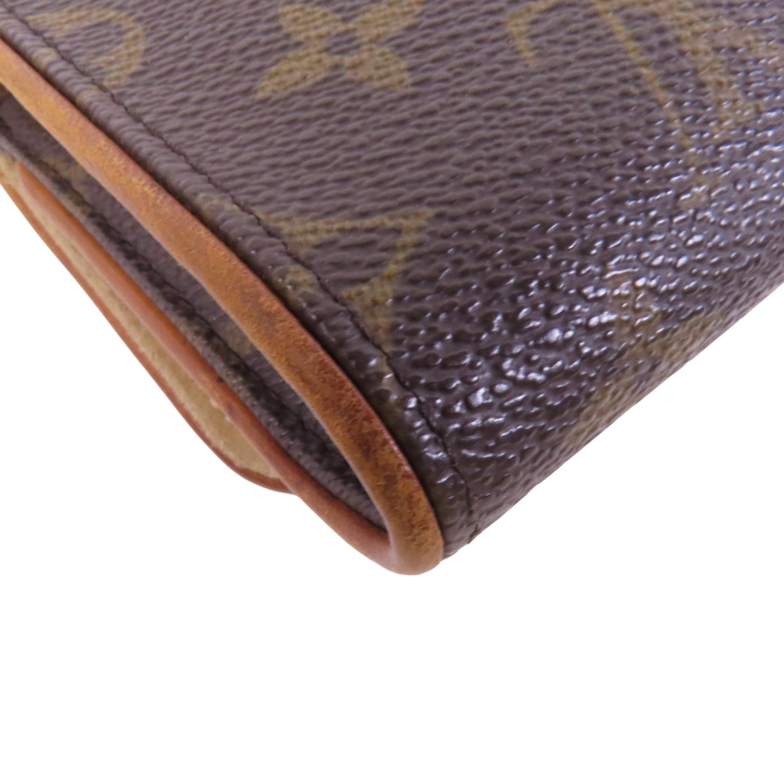 LOUIS VUITTON Monogram Pochette Twin GM金扣肩背袋