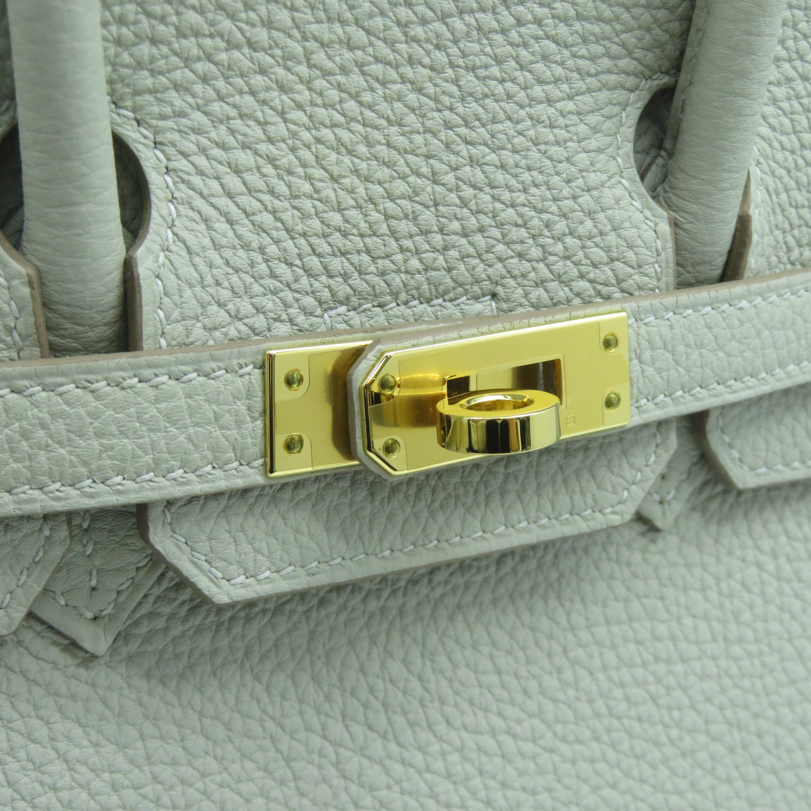 HERMES 【激減優惠】Togo皮革Birkin 25金扣手挽袋Gris Perle珍珠灰色