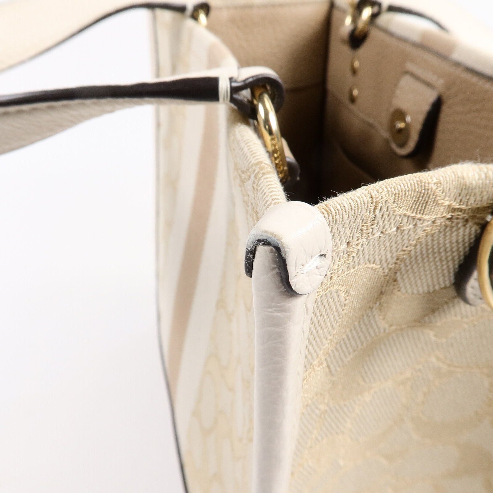 COACH 帆布Small Tote Bag手挽肩背兩用袋