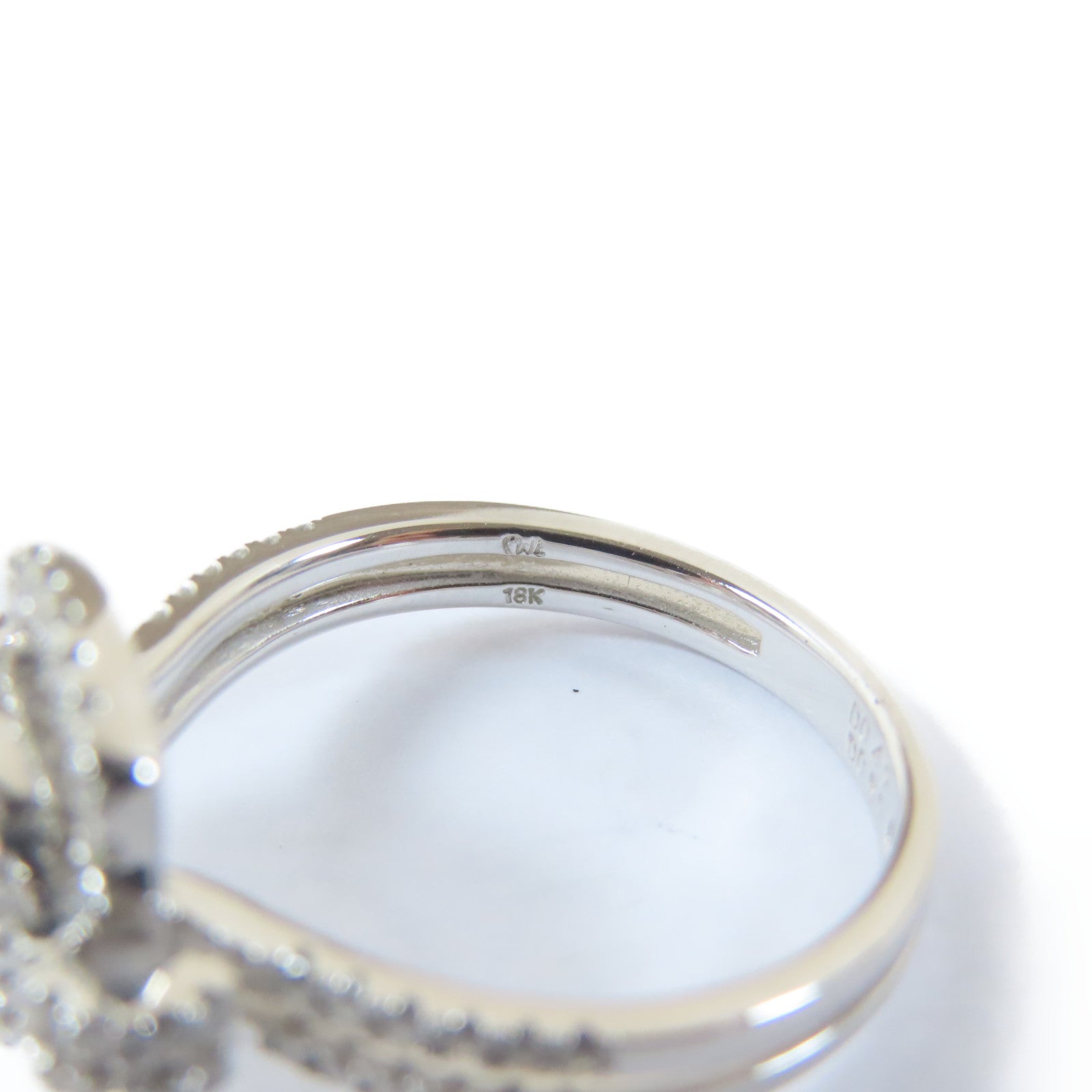 JEWELRY 【激減優惠】18K白金Diamond Ring0.47ct/0.57ct鑽石戒指US#6.75