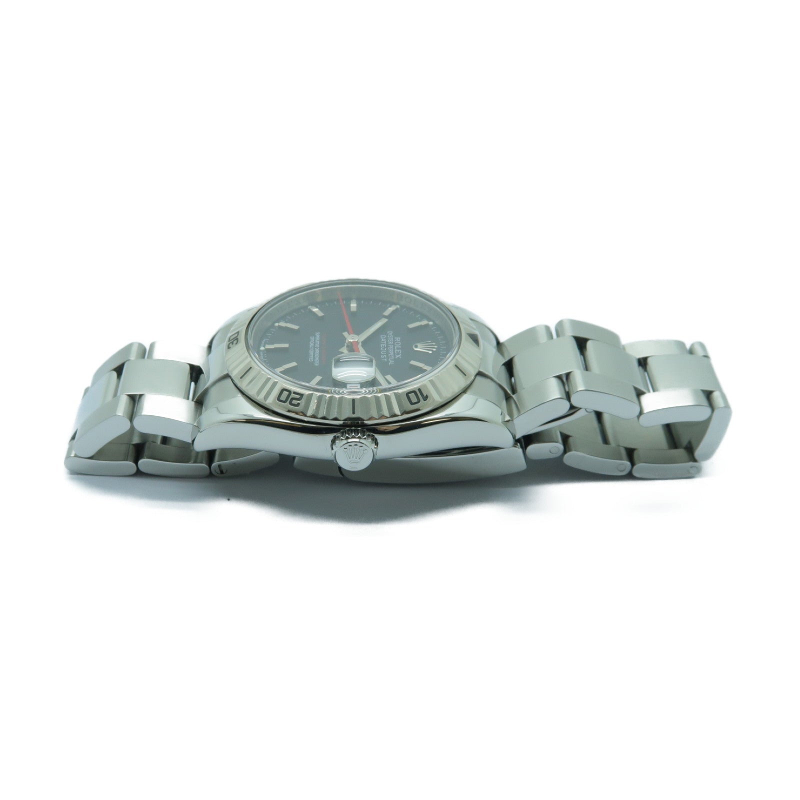 ROLEX Turn-O-Graph不鏽鋼手錶自動機芯黑色