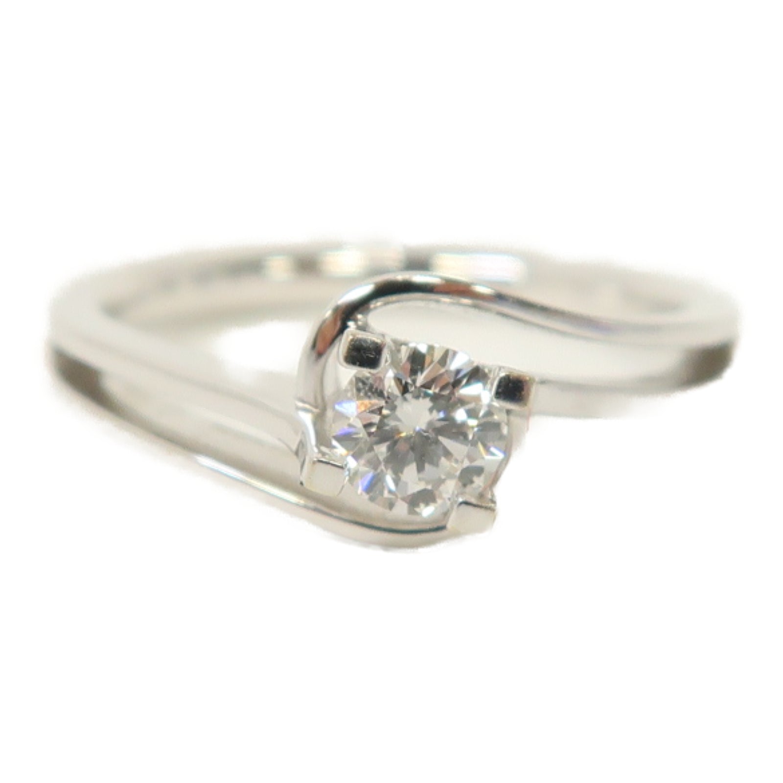 JEWELRY 18K白金Diamond Ring 0.27ct鑽石戒指US#6