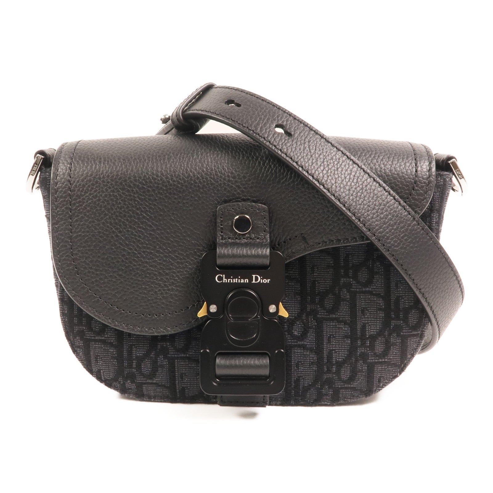 Dior 帆布Mini Saddle Messenger肩背袋