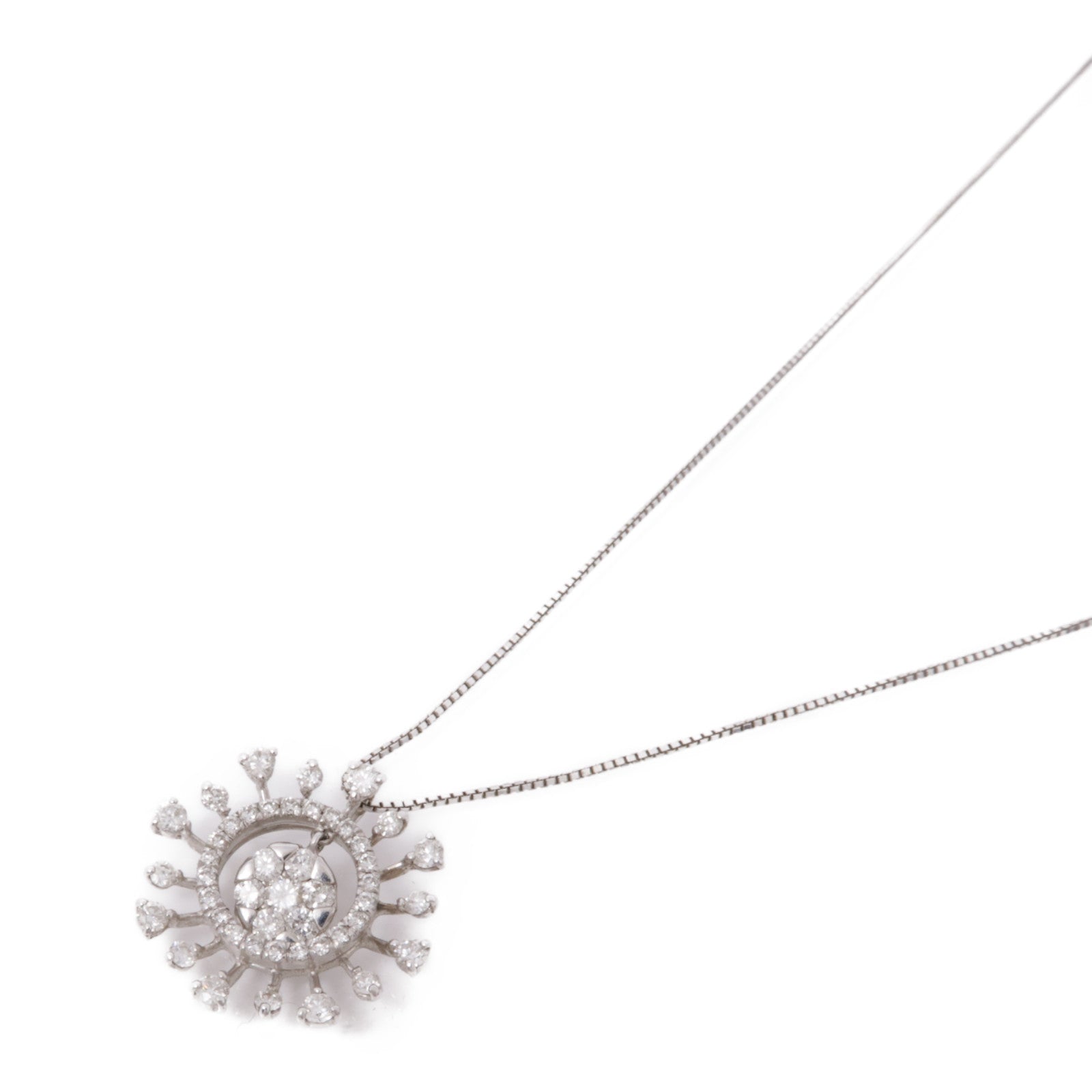 JEWELRY 【激減優惠】18K白金Diamond Necklace鑽石項鍊