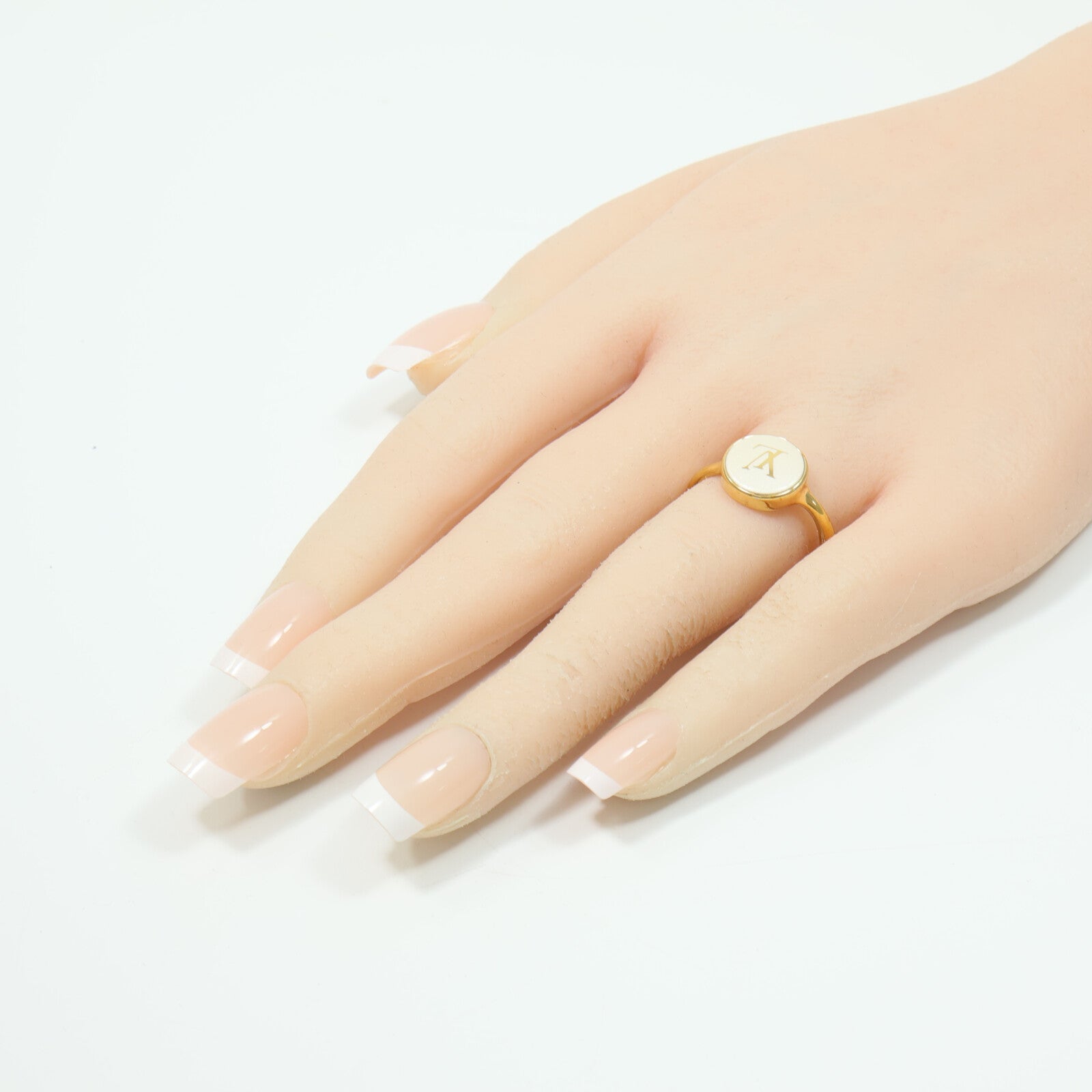 LOUIS VUITTON 金屬/樹脂Pearly Confetti戒指