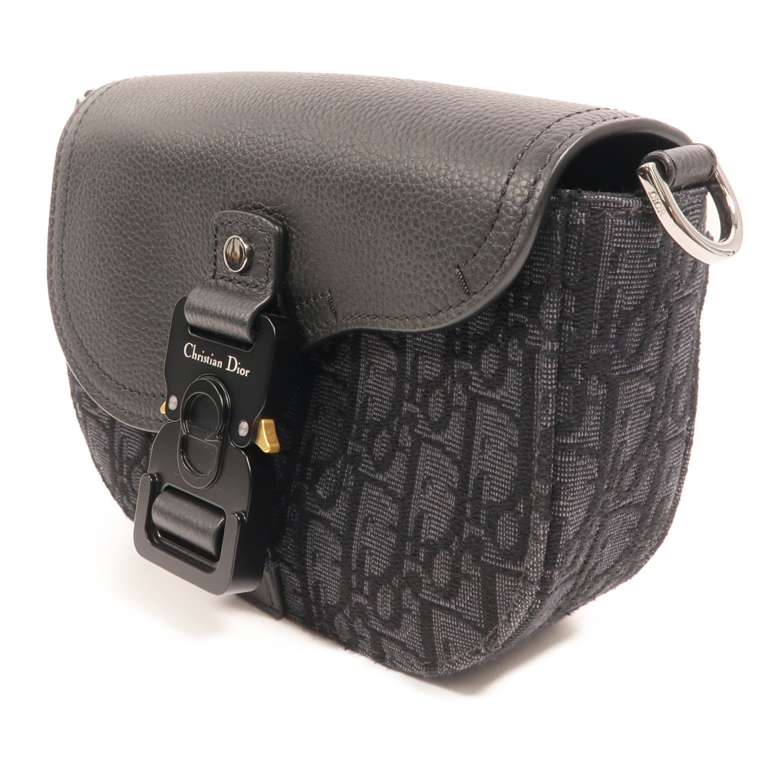 Dior 帆布Mini Saddle Messenger肩背袋