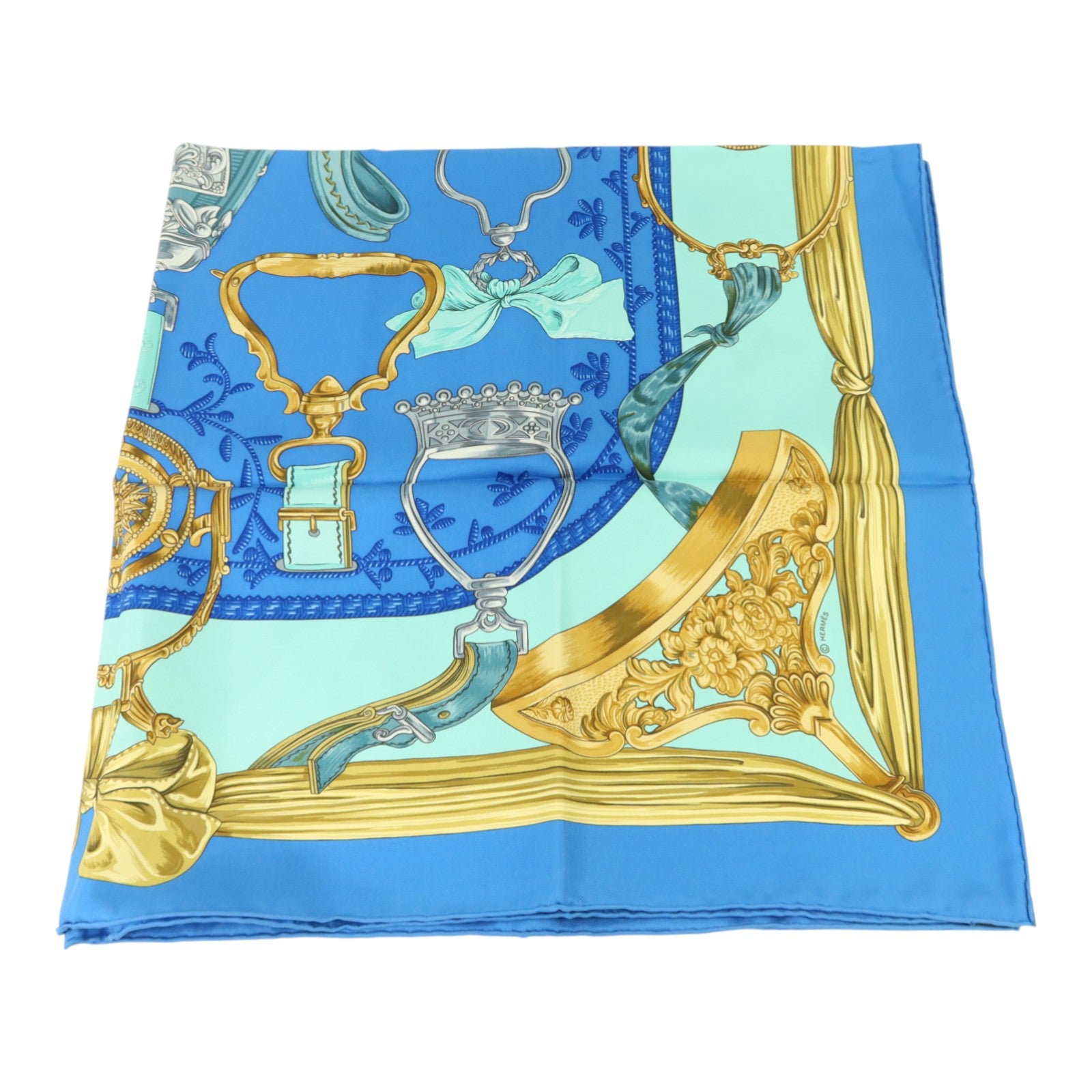 HERMES 絲質Scarf 90x90絲巾