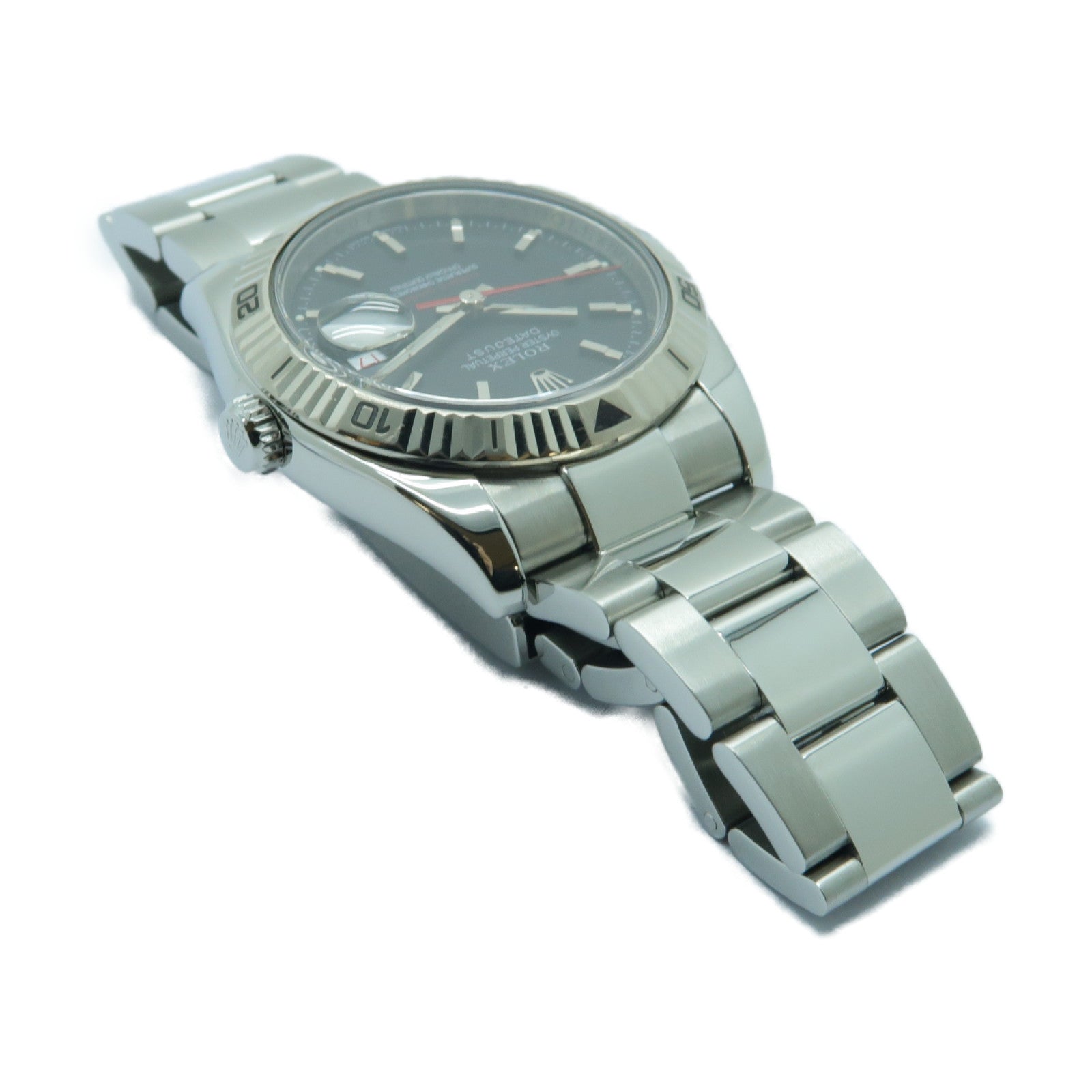 ROLEX Turn-O-Graph不鏽鋼手錶自動機芯黑色