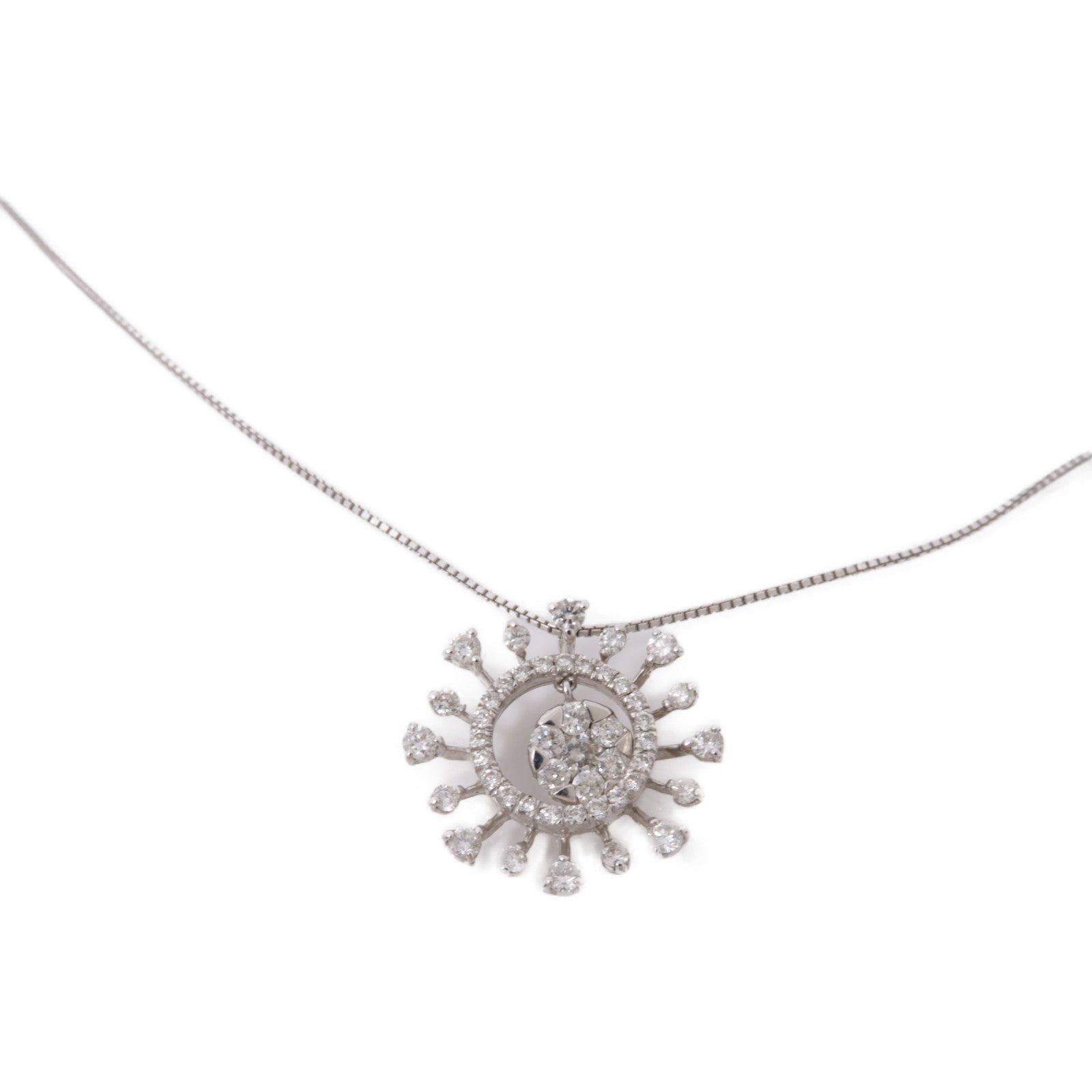 JEWELRY 【激減優惠】18K白金Diamond Necklace鑽石項鍊