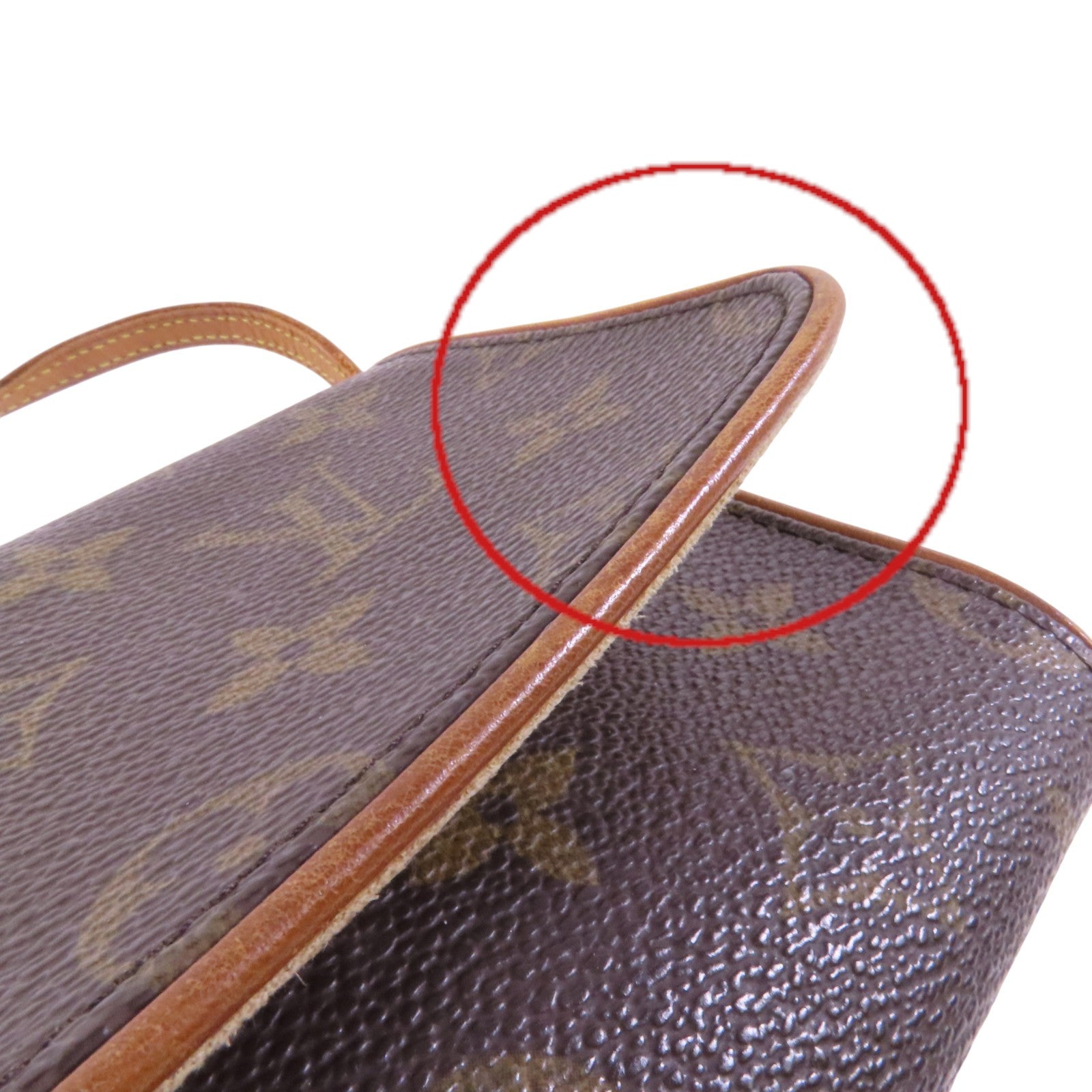 LOUIS VUITTON Monogram Pochette Twin GM金扣肩背袋