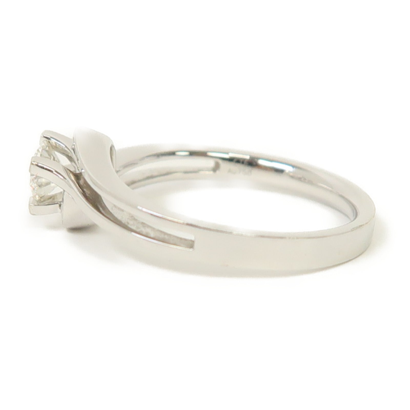 JEWELRY 18K白金Diamond Ring 0.27ct鑽石戒指US#6