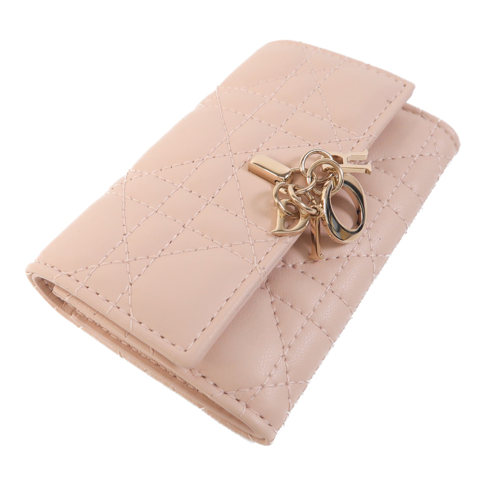 Dior 羊革皮革Card Case金扣卡片套