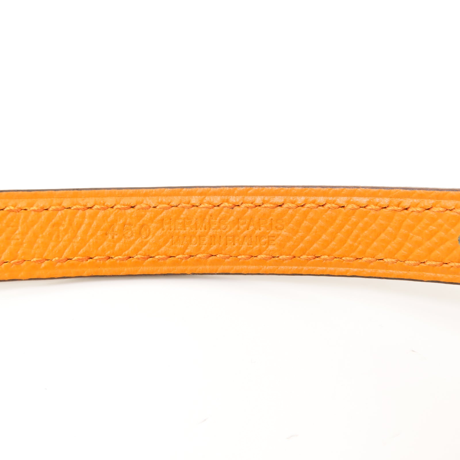 HERMES 【激減優惠】牛皮皮革Belt 75金扣皮帶黑色/棕色