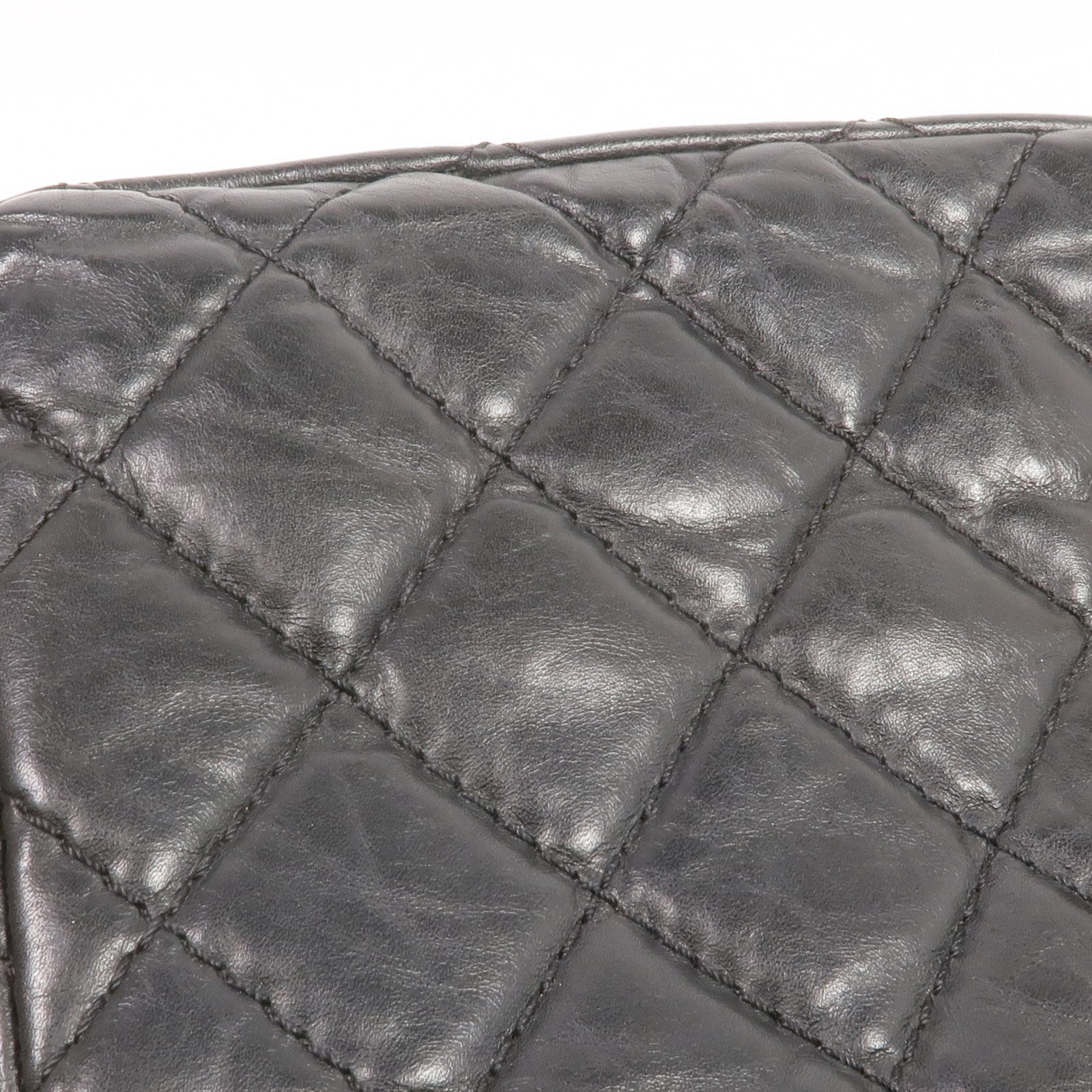 CHANEL 牛皮皮革2.55 Medium金扣鏈帶肩背袋