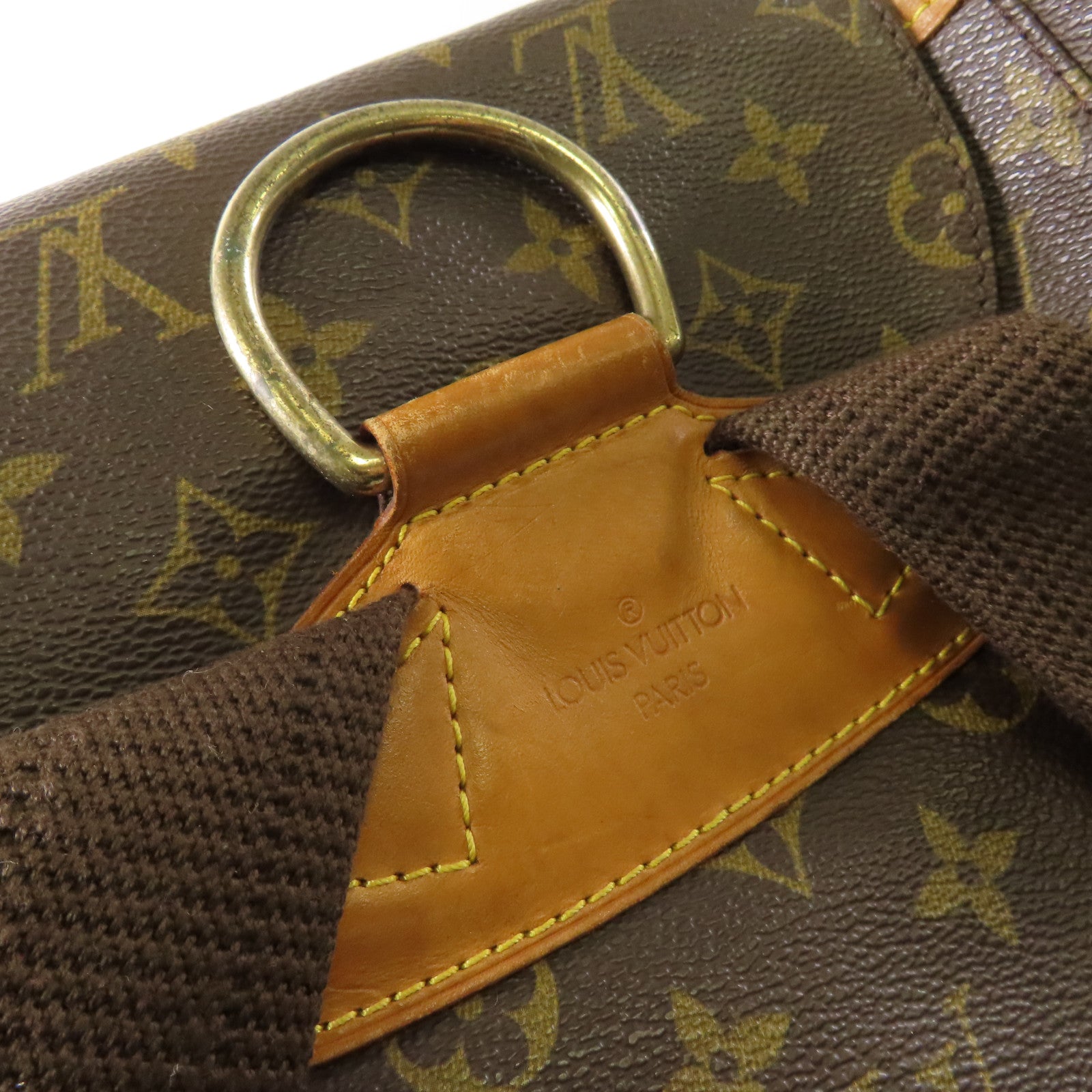 LOUIS VUITTON LV GHW Montsouris GM Backpack Rucksack M51135 Monogram Brown