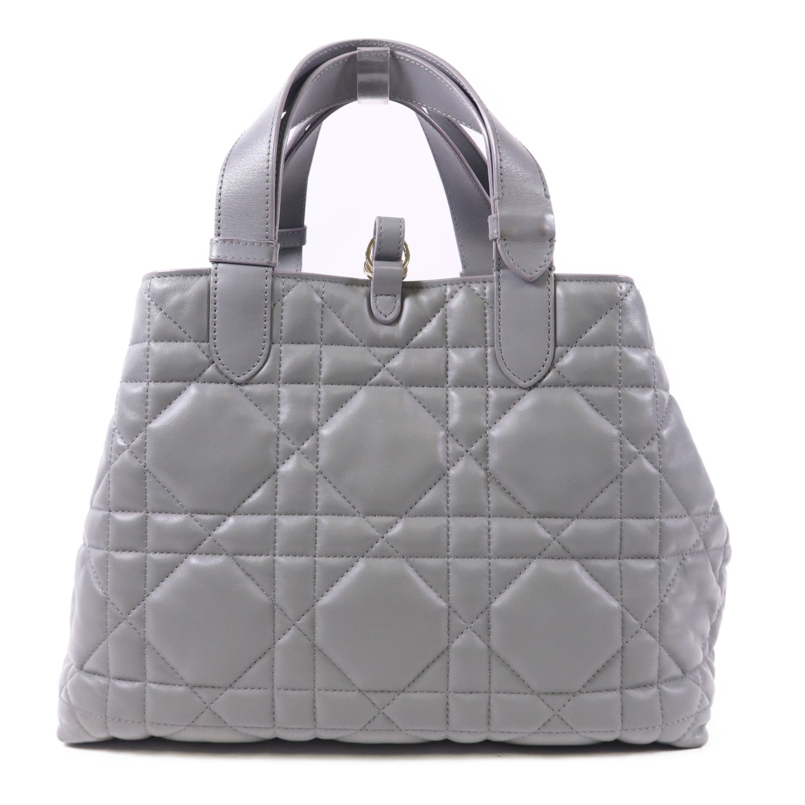 Dior 【激減優惠】牛皮皮革Toujours Medium金扣手挽袋