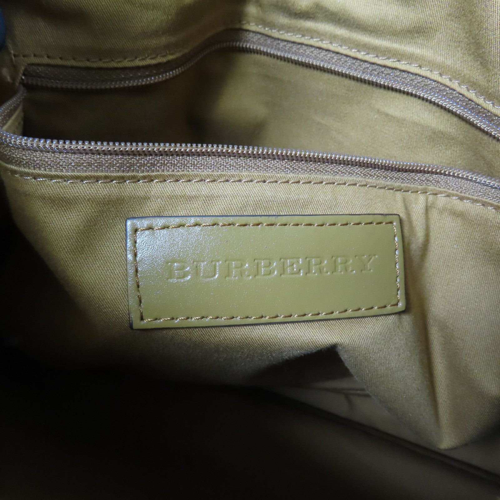 BURBERRY 塗層帆布Haymarket Northfield金扣手挽肩背兩用袋
