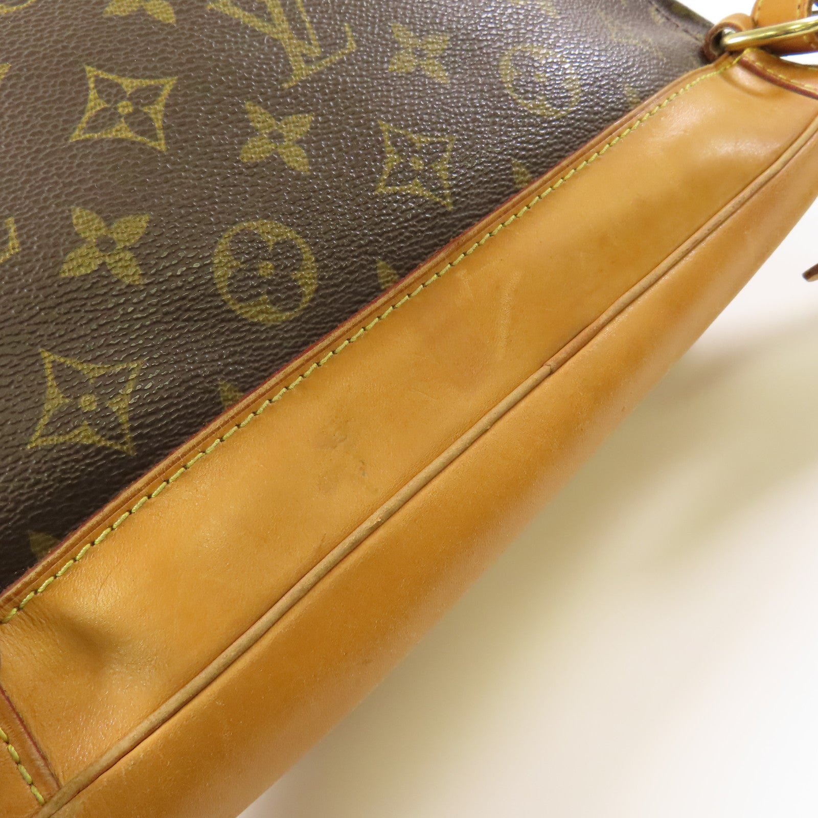 LOUIS VUITTON LV GHW Montsouris GM Backpack Rucksack M51135 Monogram Brown