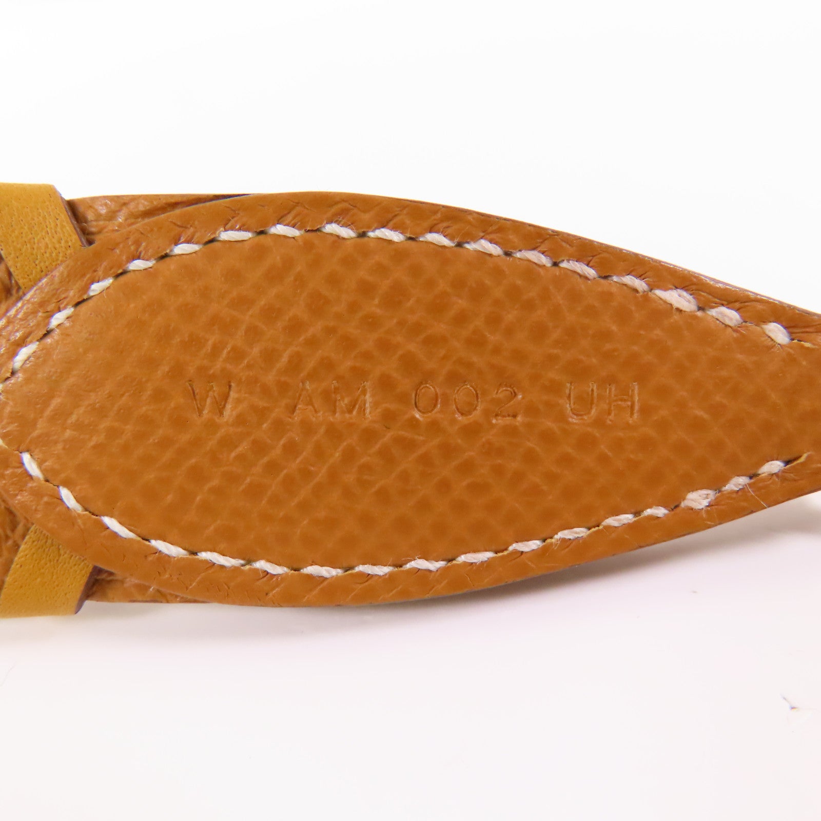 HERMES Epsom皮革Shoulder Strap銀扣肩帶Gold