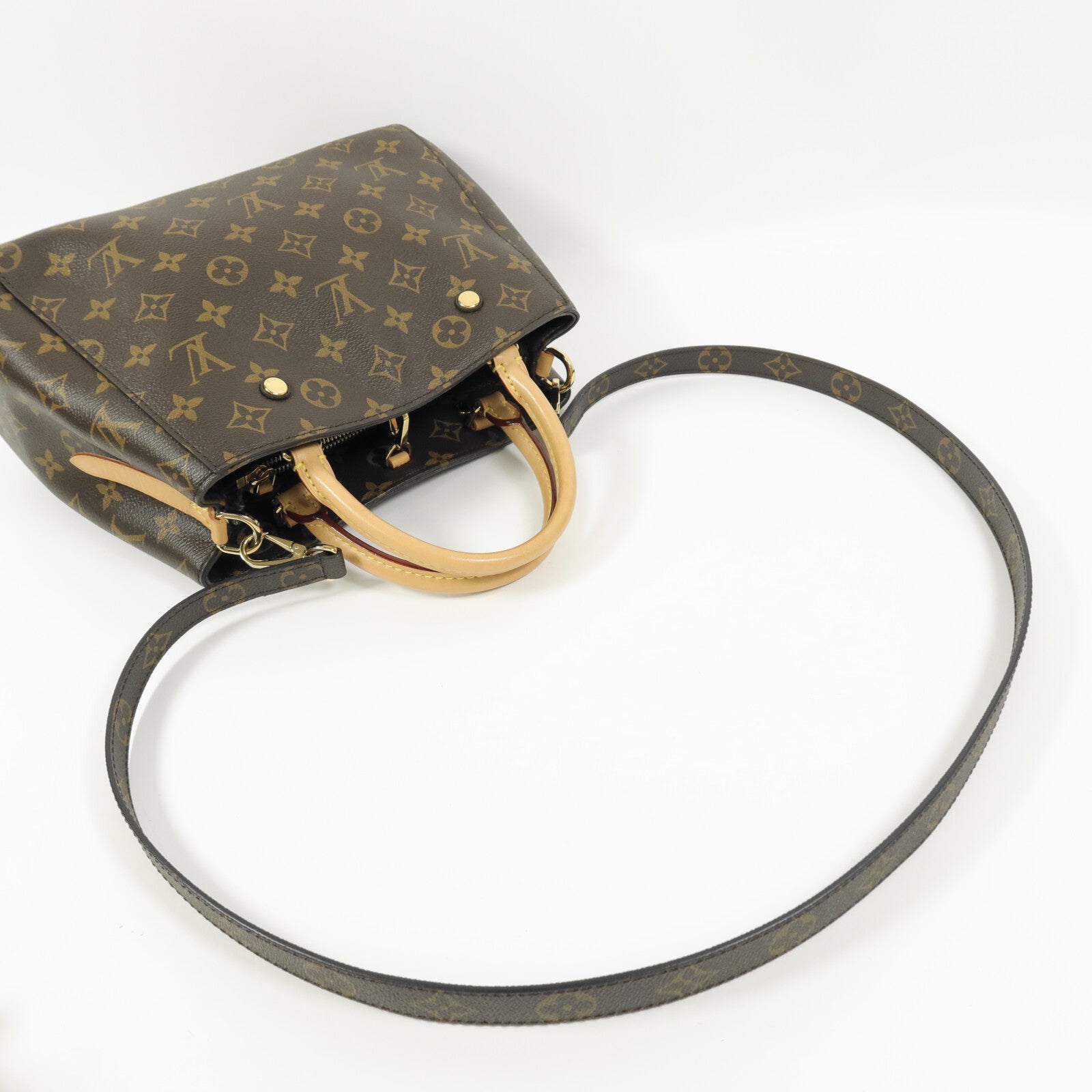 LOUIS VUITTON Monogram Montaigne BB手挽肩背兩用袋