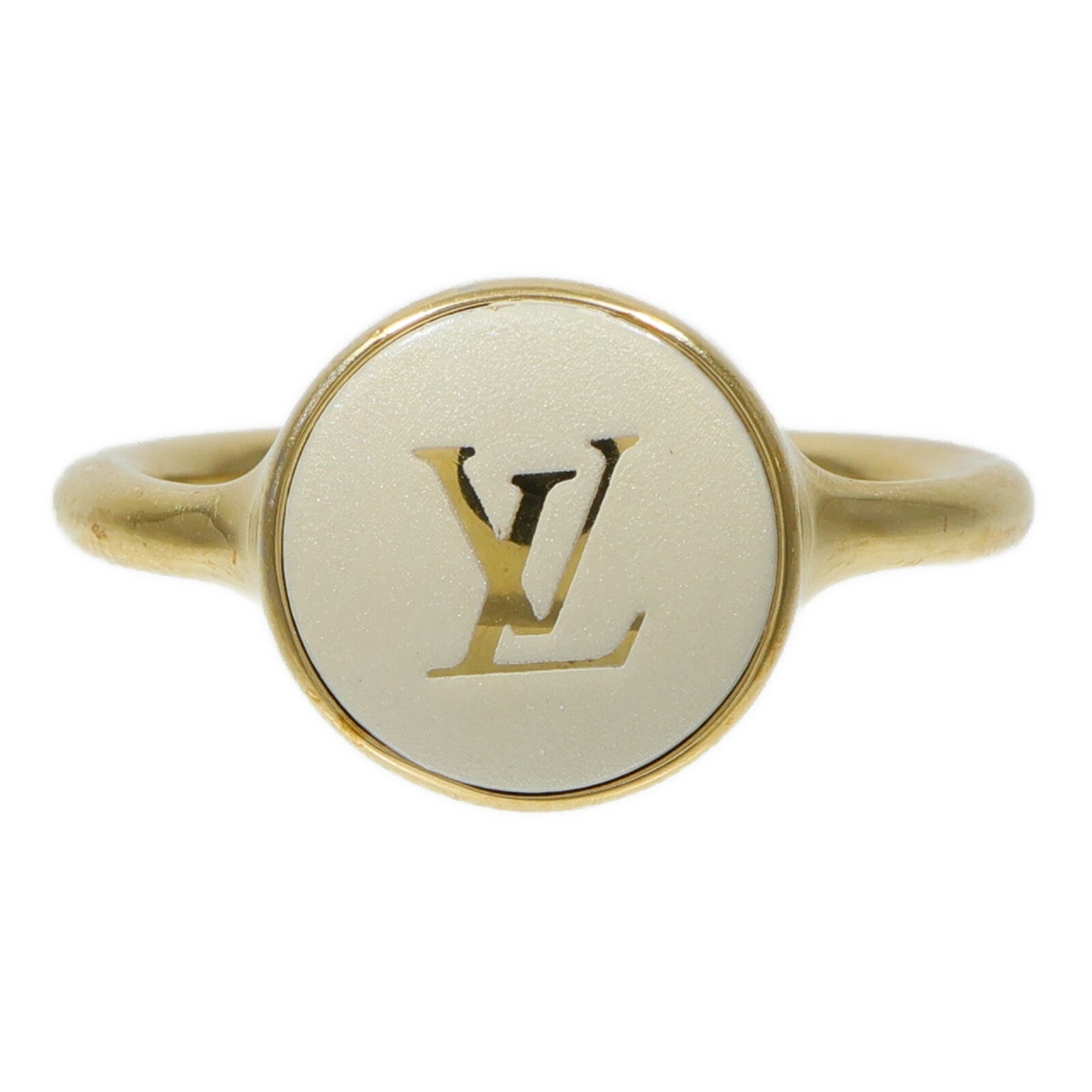 LOUIS VUITTON 金屬/樹脂Pearly Confetti戒指