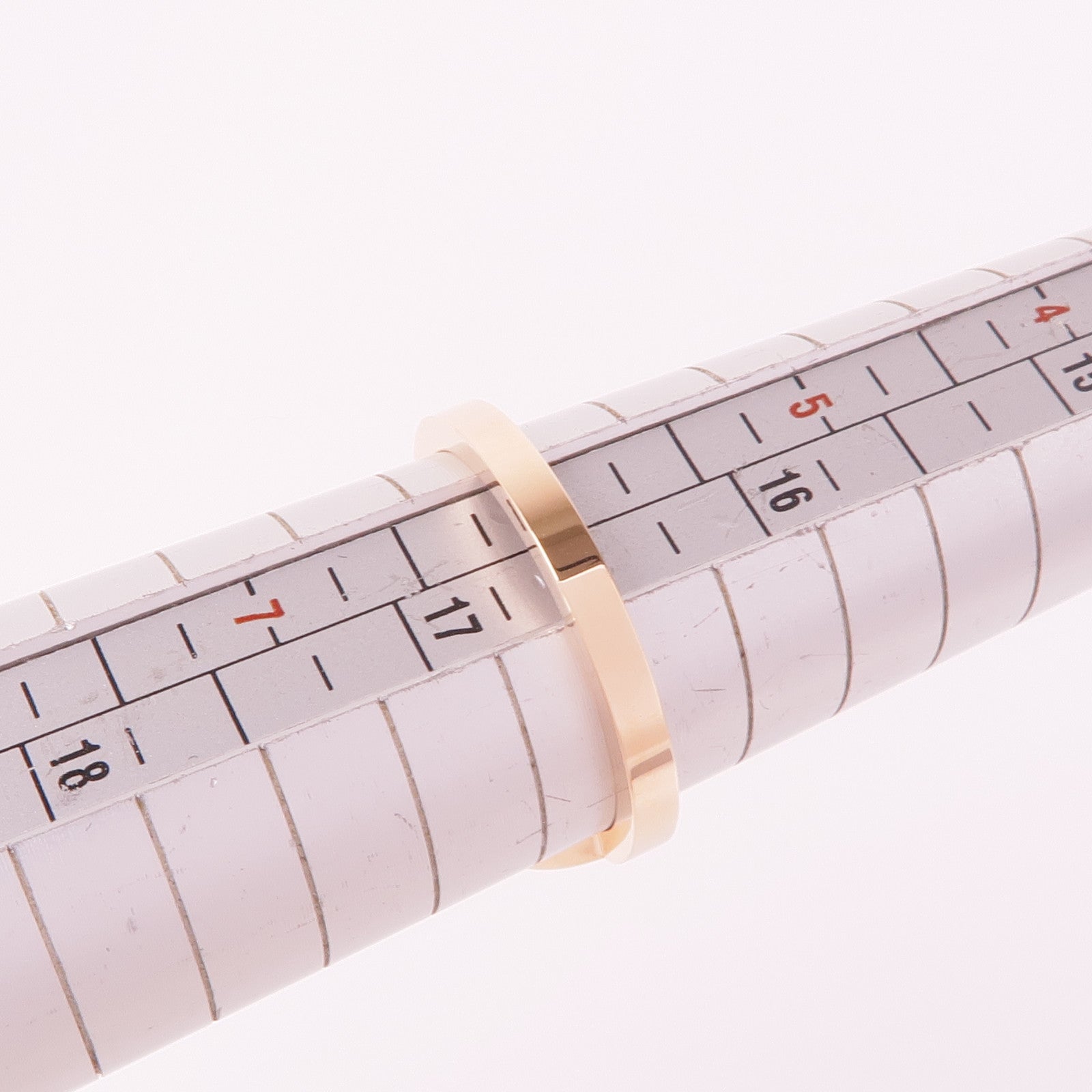 HERMES 18K玫瑰金Chaine D'ancre Contour Ring鑽石戒指Hermes#52/US#6