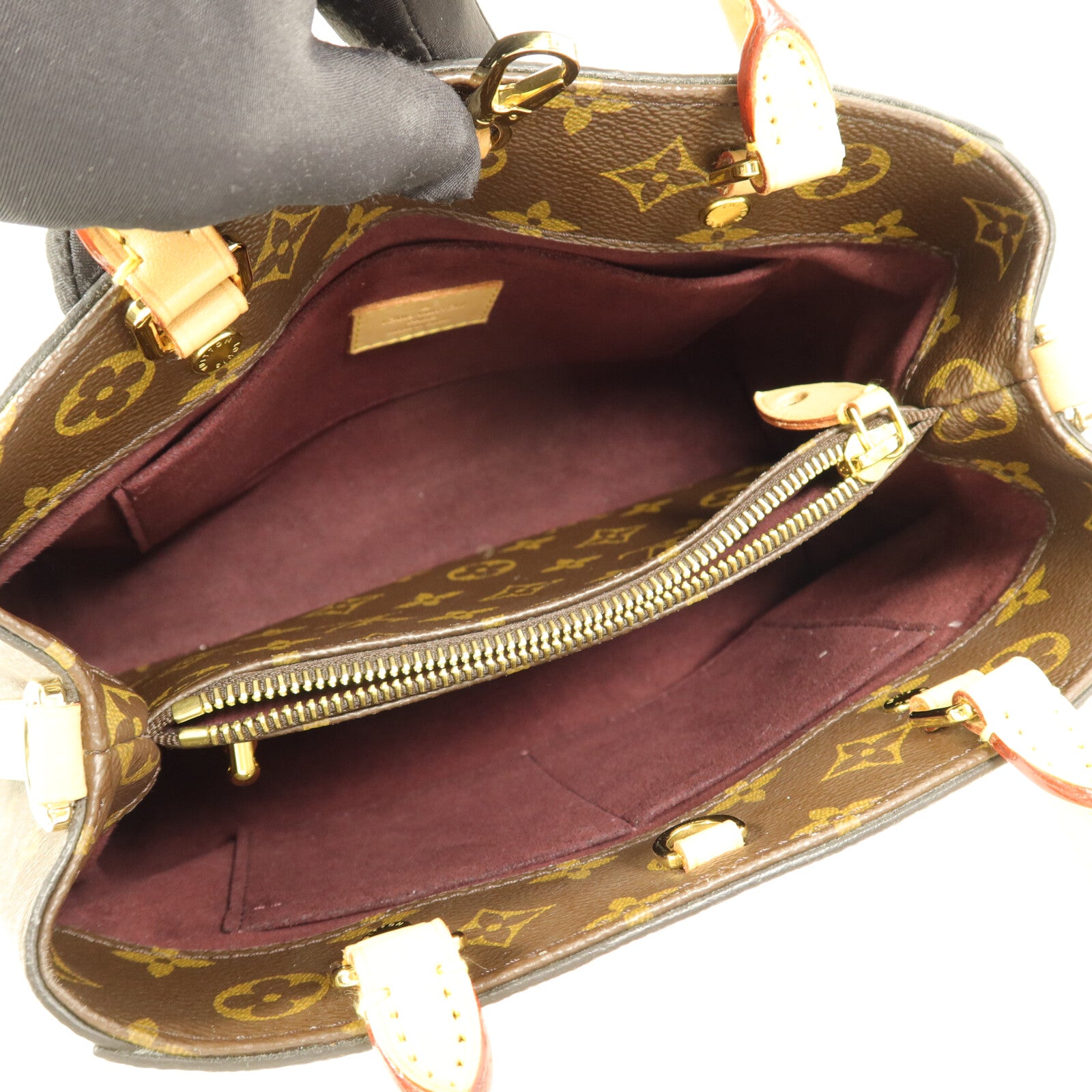 LOUIS VUITTON Monogram Montaigne BB手挽肩背兩用袋