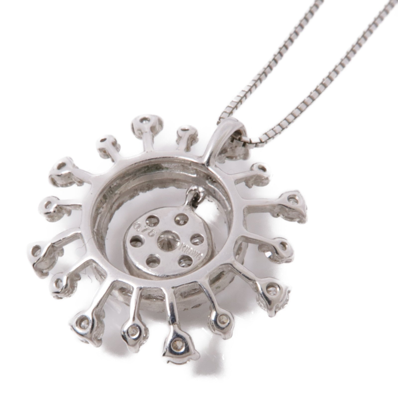 JEWELRY Diamond Necklace 18K White Gold