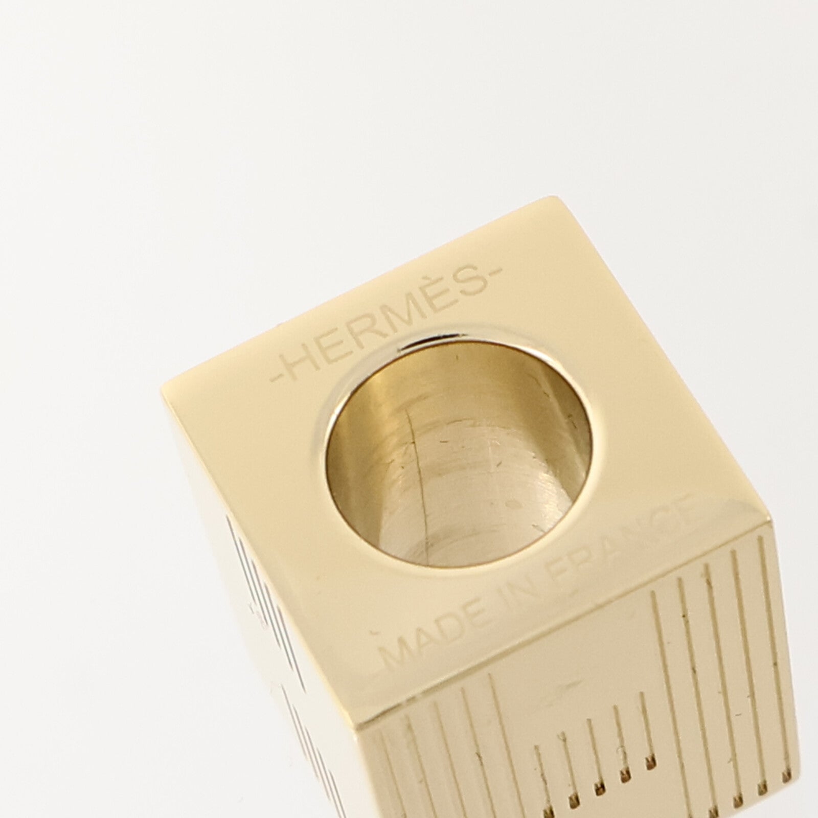 HERMES 金屬Cube Totem Twilly Ring絲巾扣
