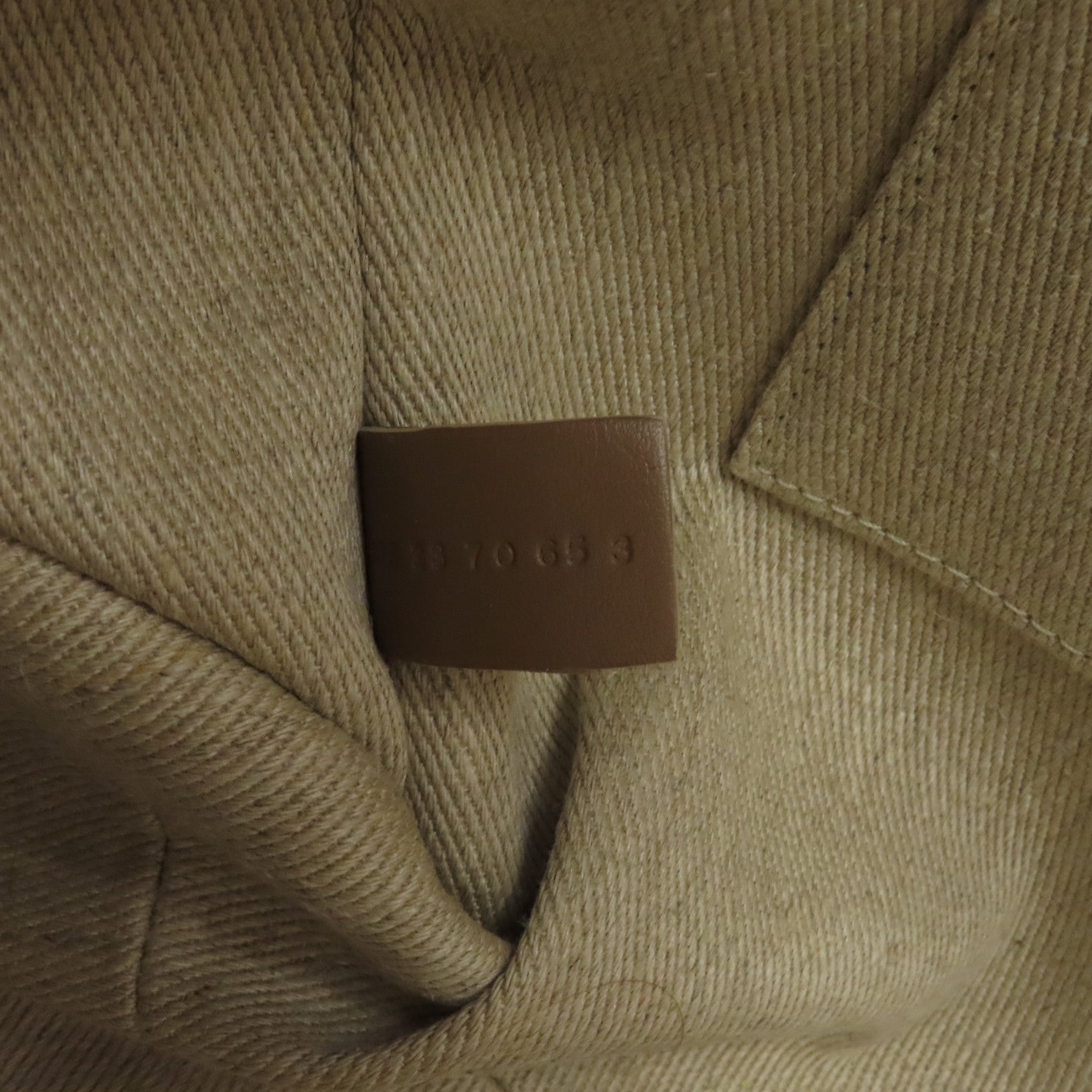Chloe 帆布/牛皮皮革Woody Tote Bag手挽袋米色