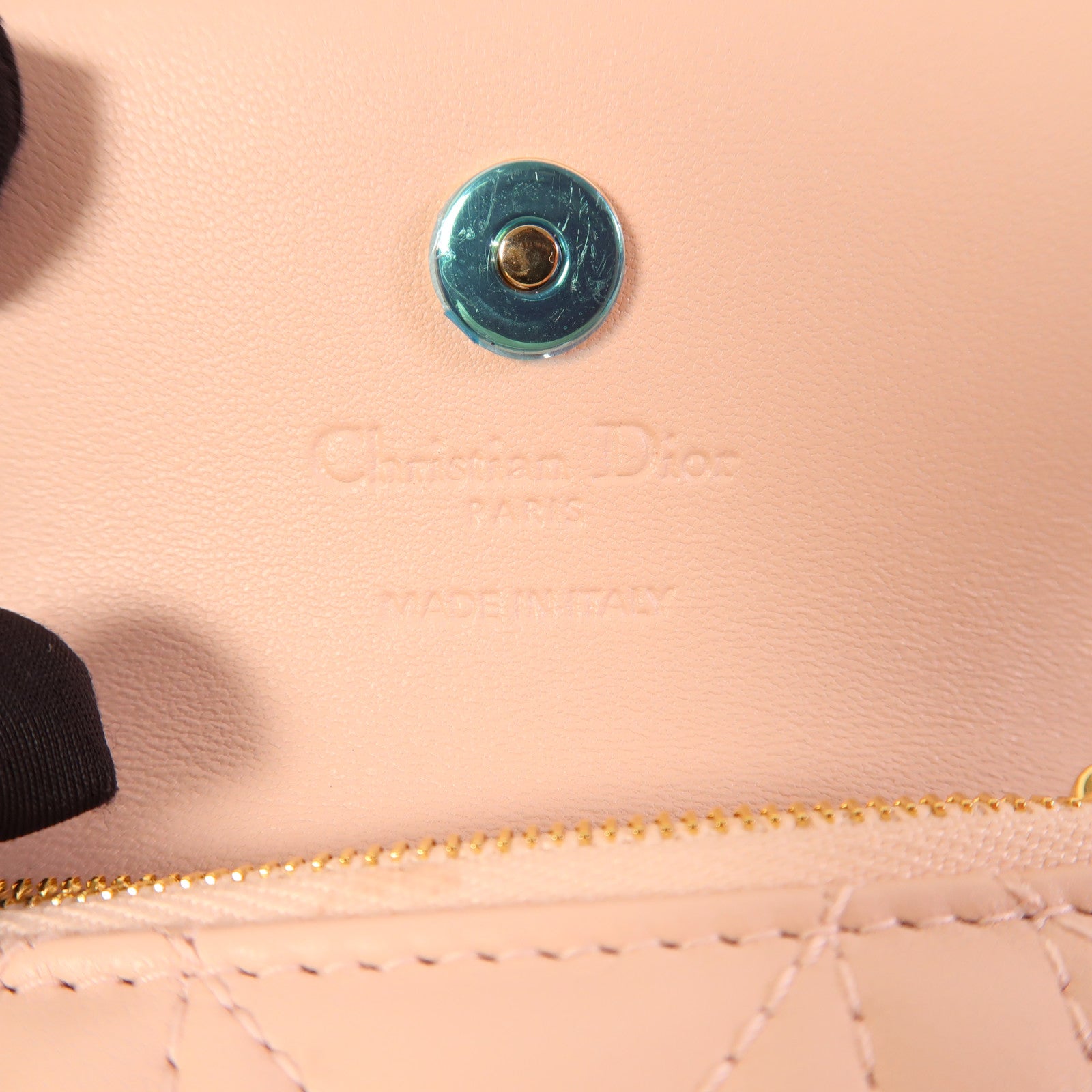 Dior 羊革皮革Card Case金扣卡片套