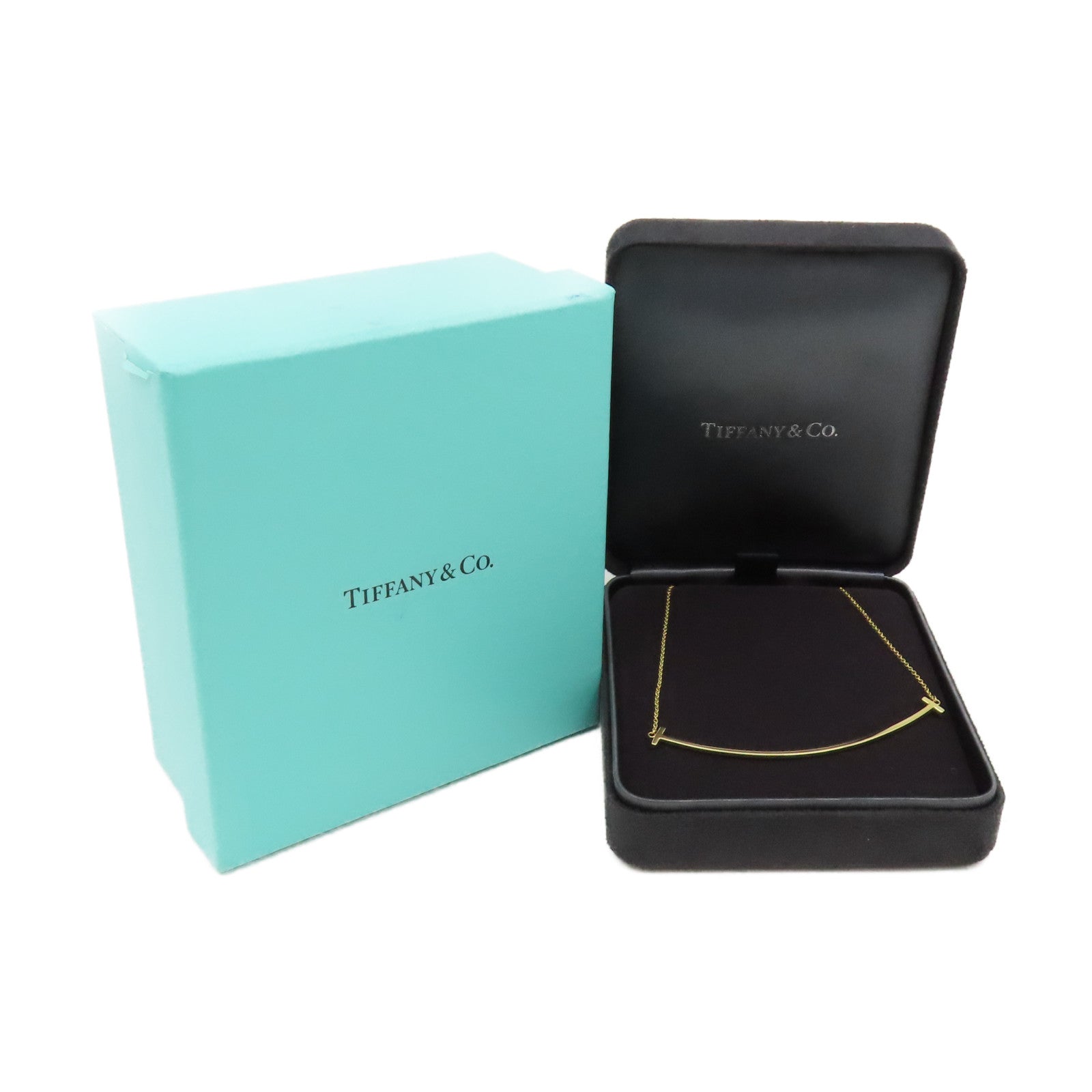 TIFFANY＆CO 【激減優惠】18K黃金Smile Necklace項鏈金色